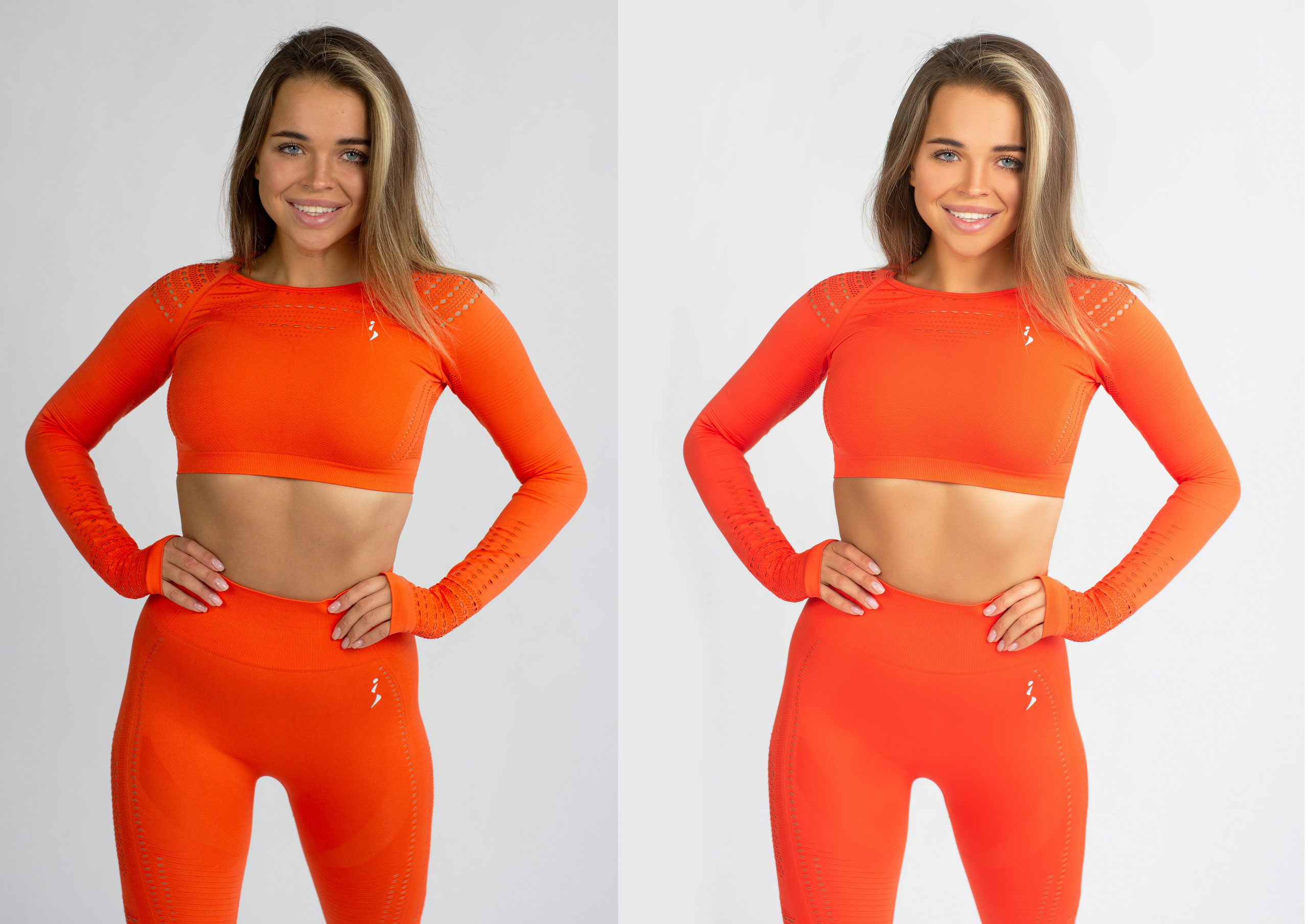 Для рекламы спортивной одежды и питания