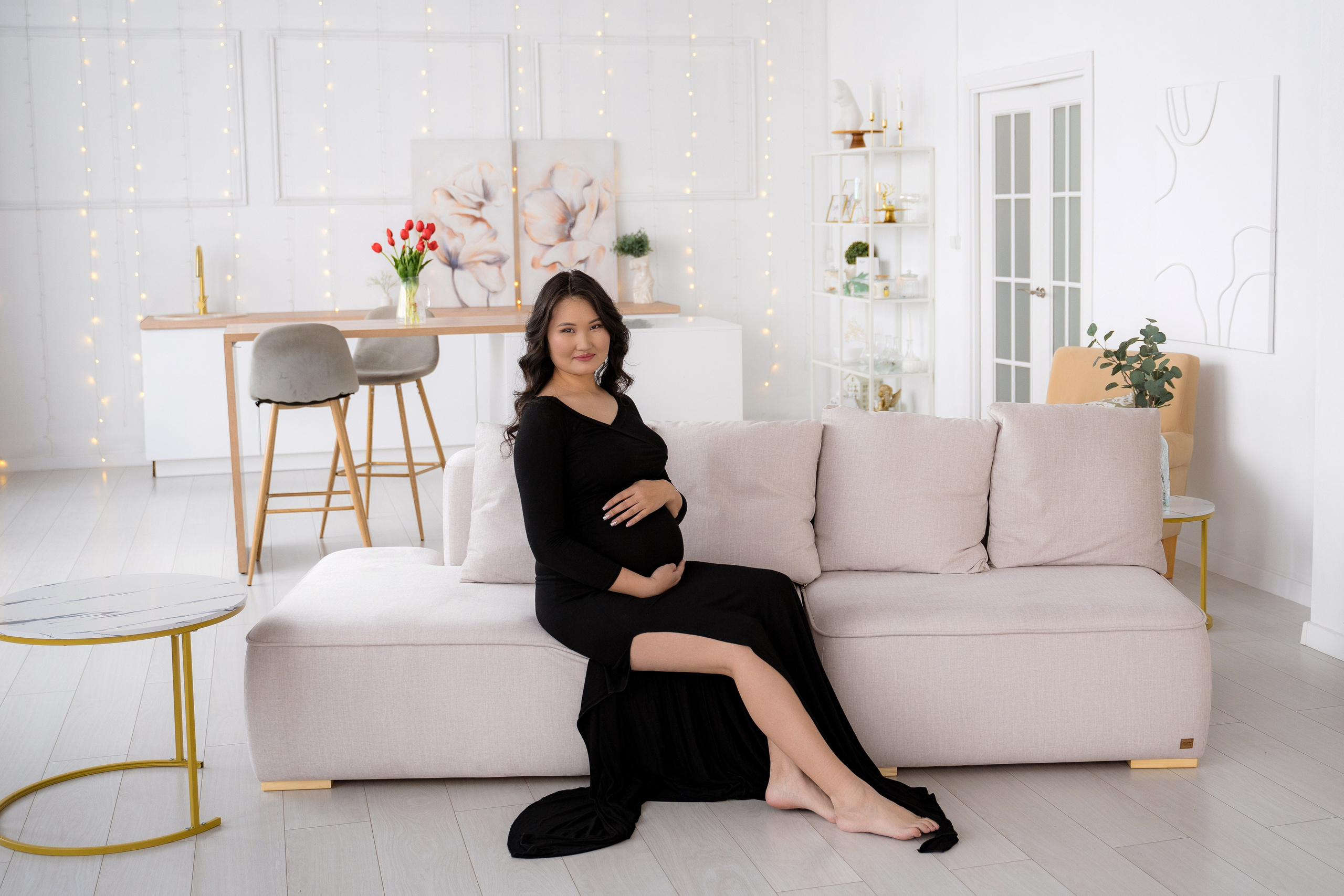 Беременность стандарт. Фотостудия Малина в городе Улан-Удэ. Фотограф Ирина Жарникова