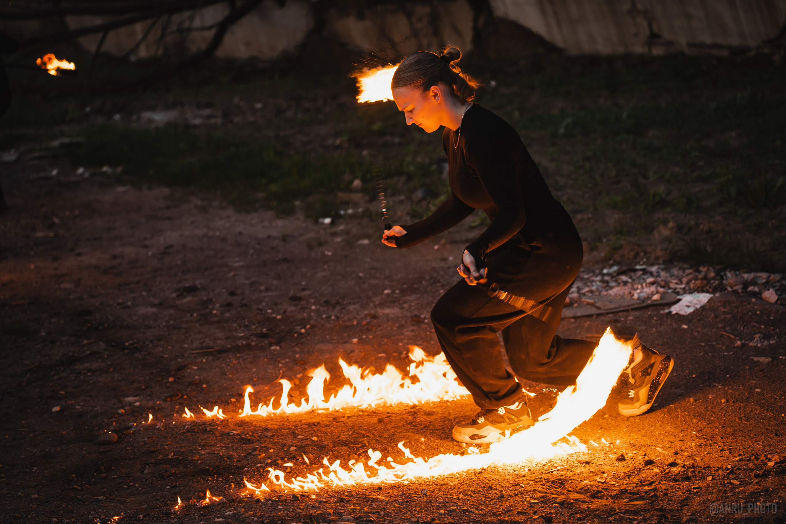 Огненная тренировка. Репортажный фотограф Анастасия Рубцова