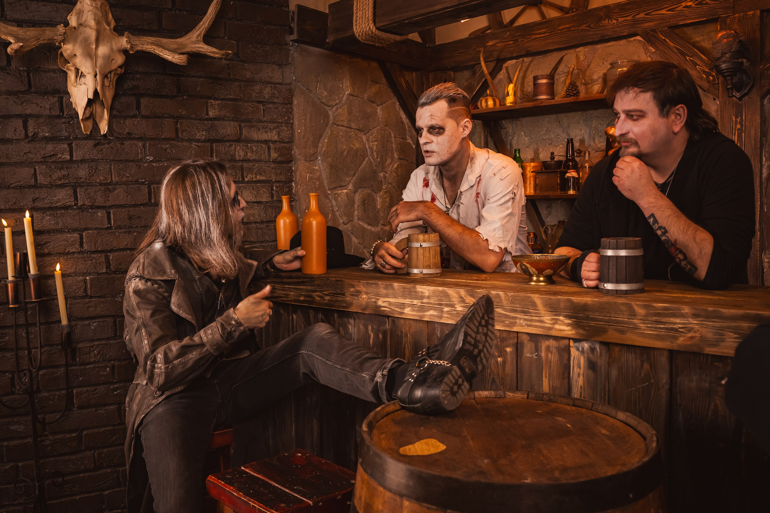 Группа NAGART в таверне. Репортажный фотограф Анастасия Рубцова