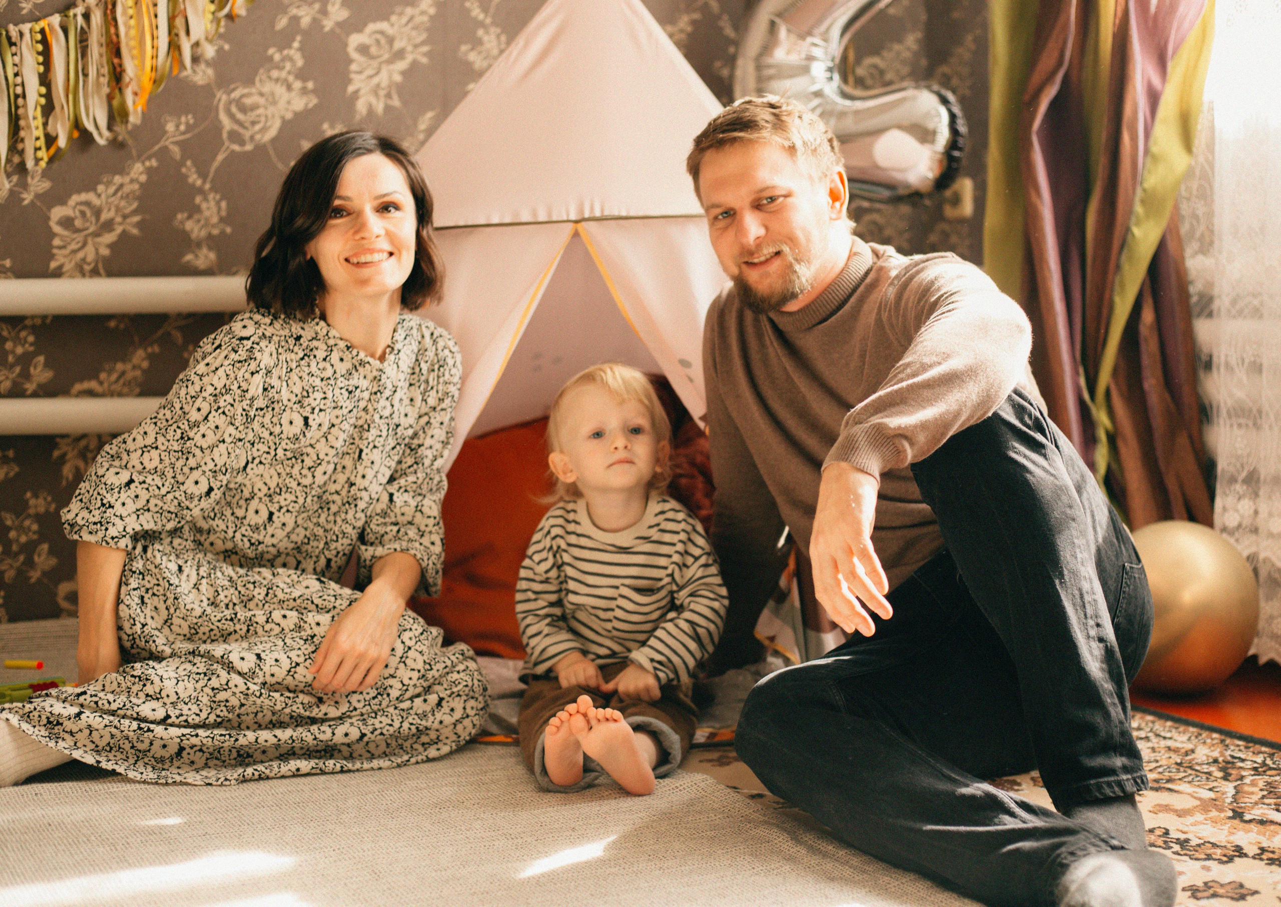 Осень в станице. Егор, Саша и Марк. Фотограф в Ростове-на-Дону и Краснодаре Елизавета Киселёва