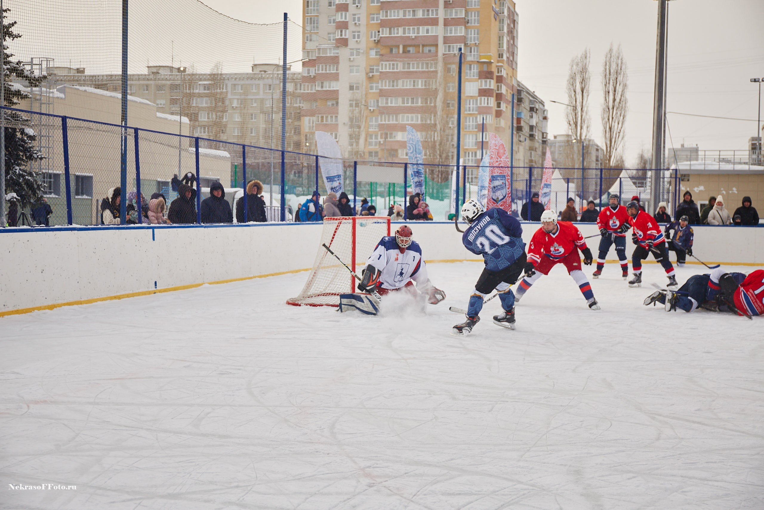 Турнир по хоккею «Русская классика» в рамках Офицерской хоккейной лиги. Спортивный фотограф Некрасов Денис