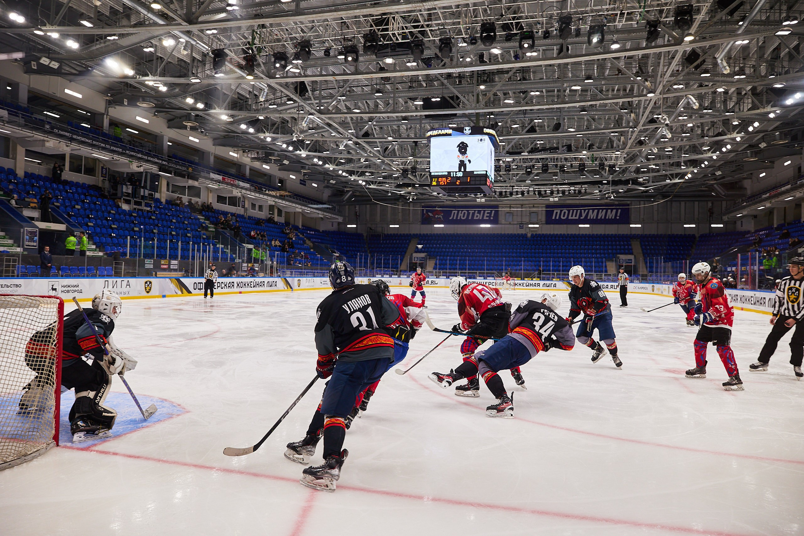 Репортаж. Офицерская хоккейная лига 2025 год. Спортивный фотограф Некрасов Денис