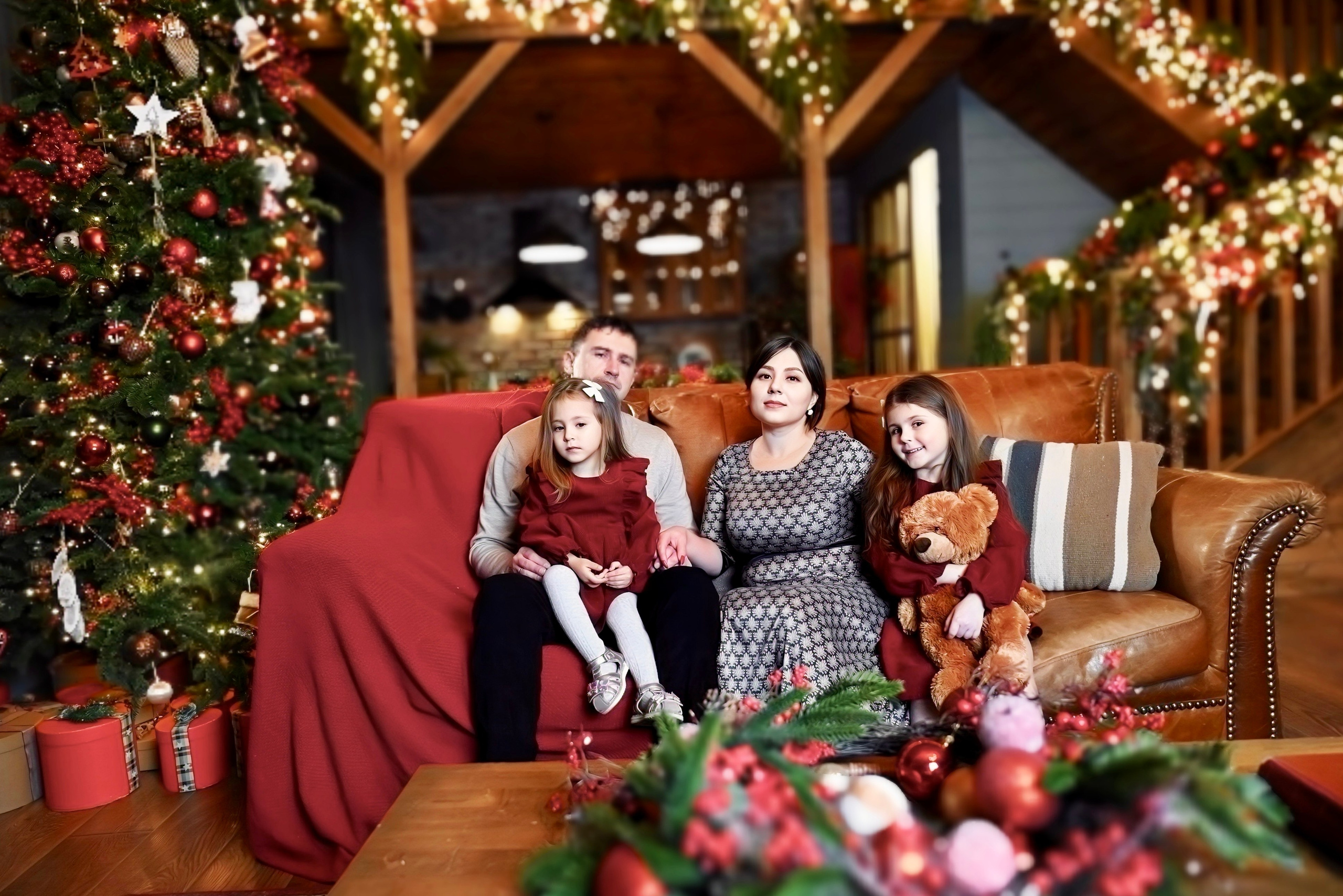 Дарья с семьей в Шале. Семейный и детский фотограф Москва