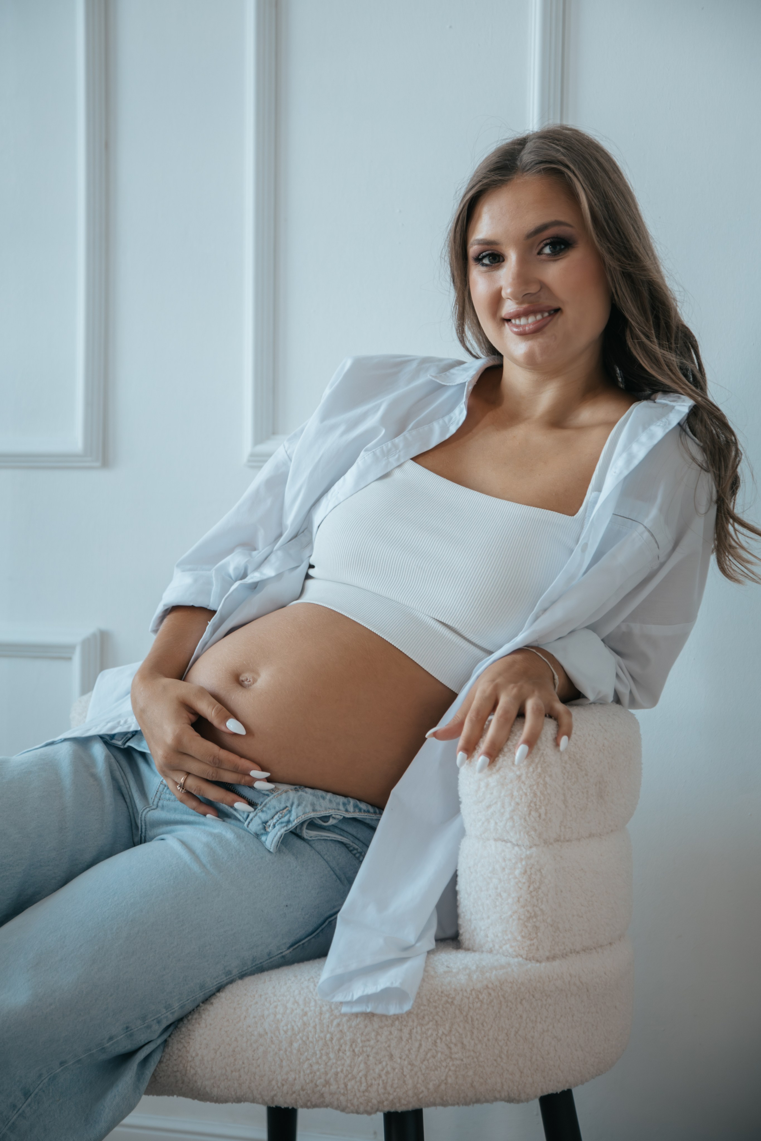 Алена и ее фотосессия беременности. Анастасия, Фотограф женского портрета и беременности в стиле vogue