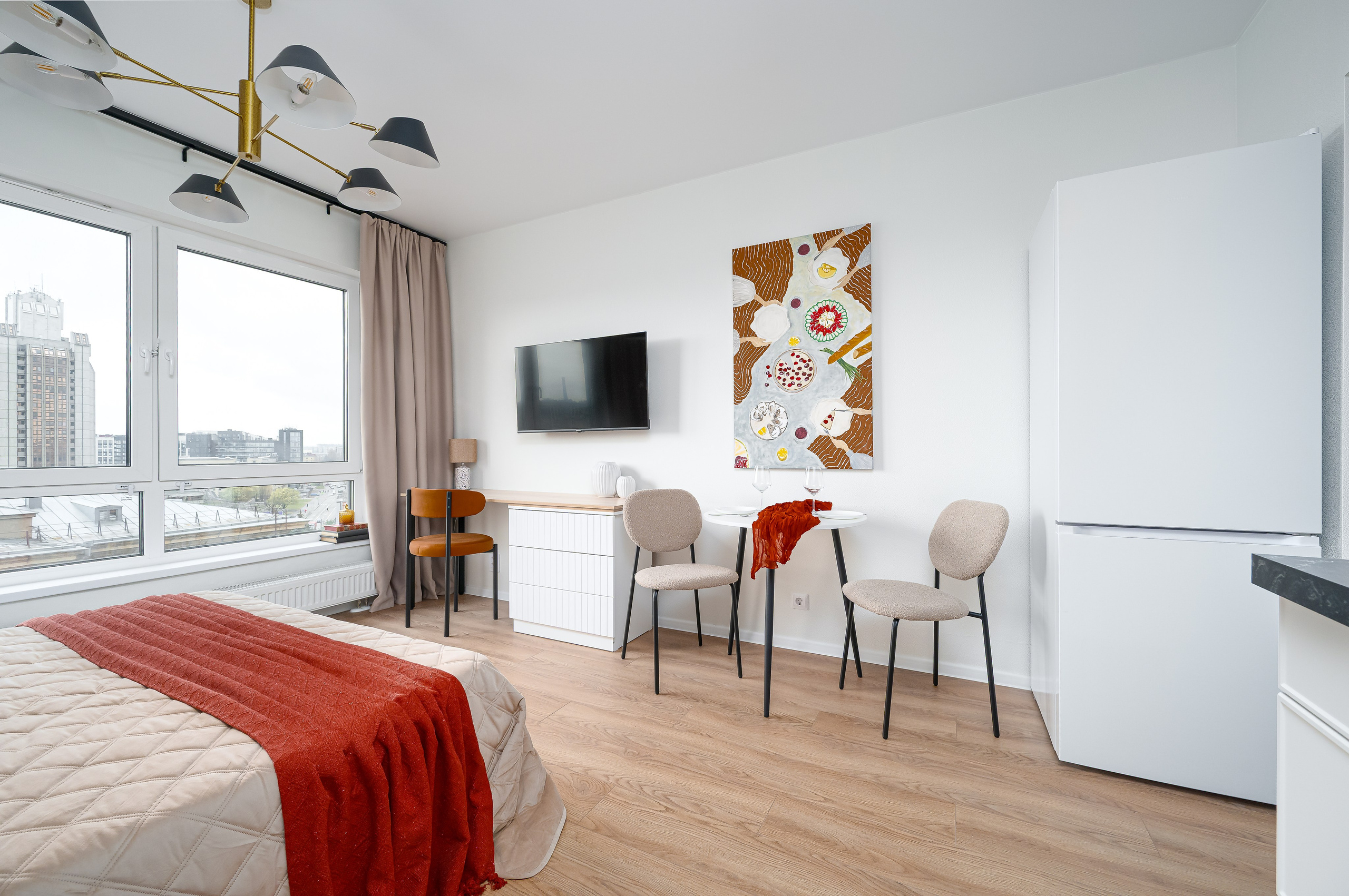 Студия на Кантемировской. Интерьерный фотограф. Фото- видеосъемка недвижимости Санкт-Петербург