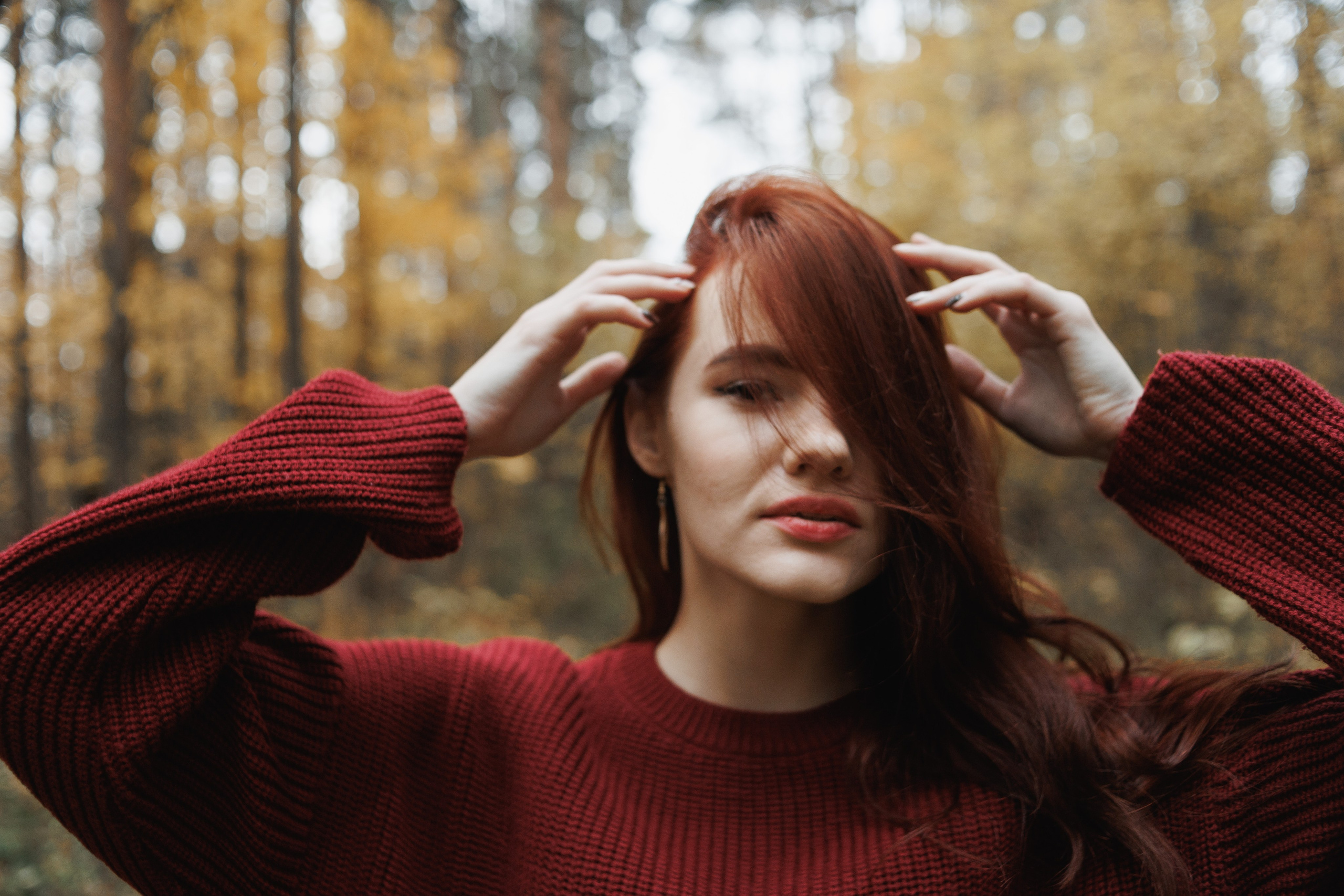 Осенняя прогулочная фотосессия — Лиза. Ксю Галиасфарова — Фотограф Казань