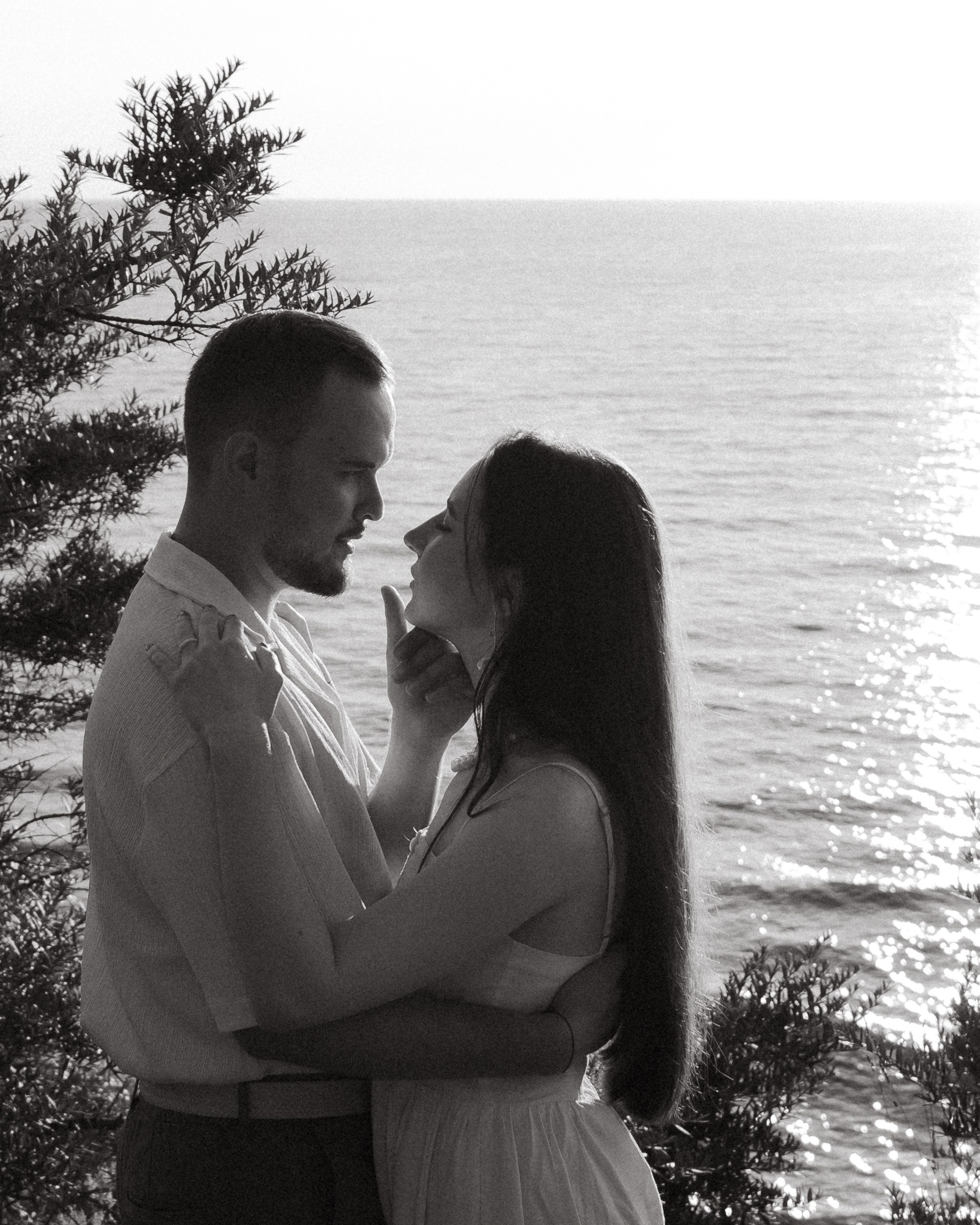 Киношная парная фотосессия на море в Калининграде / Донское. Портретный фотограф в Калининграде Рита Холодова