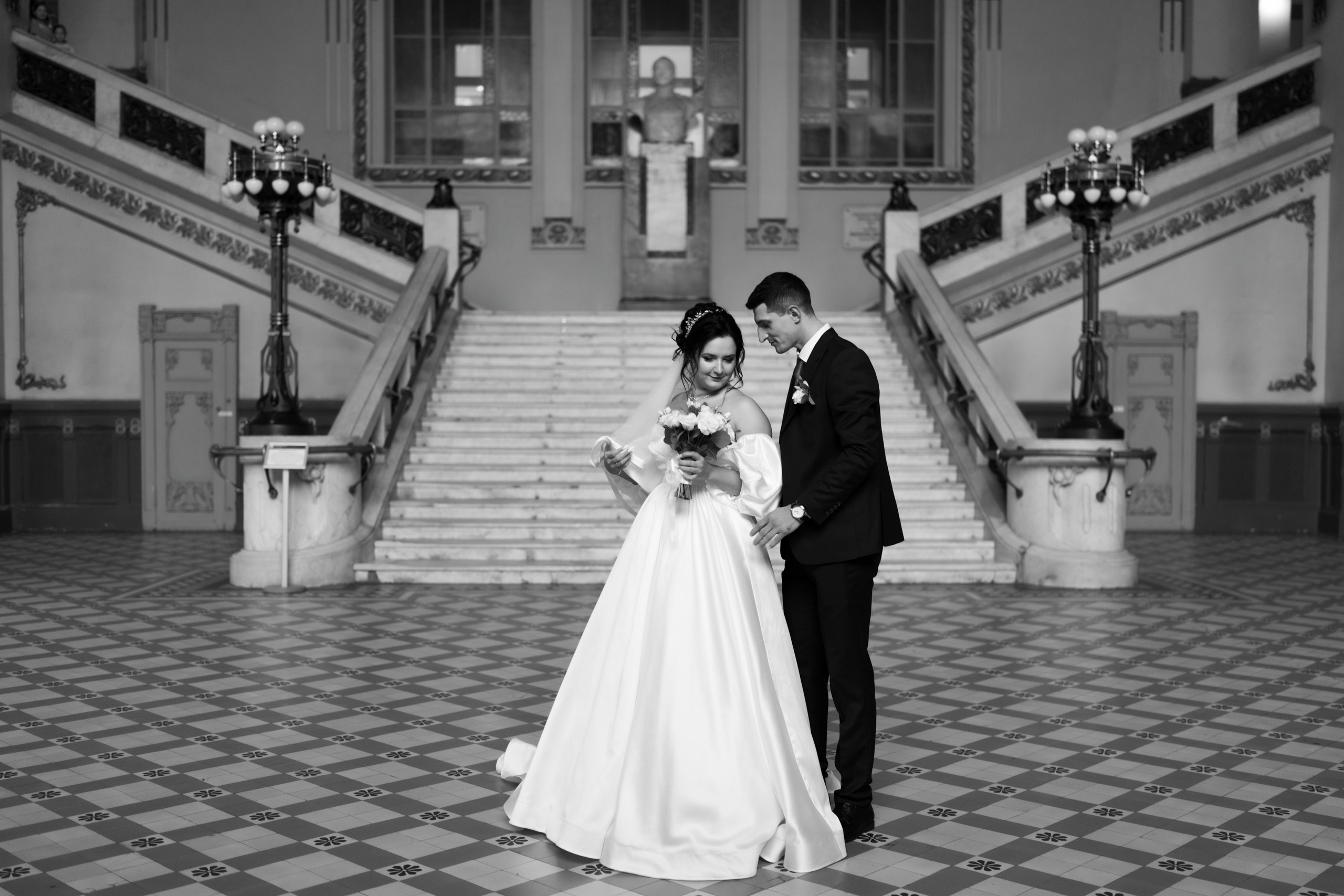 Свадьба, Витебский вокзал. Фотограф Оксана Шавва