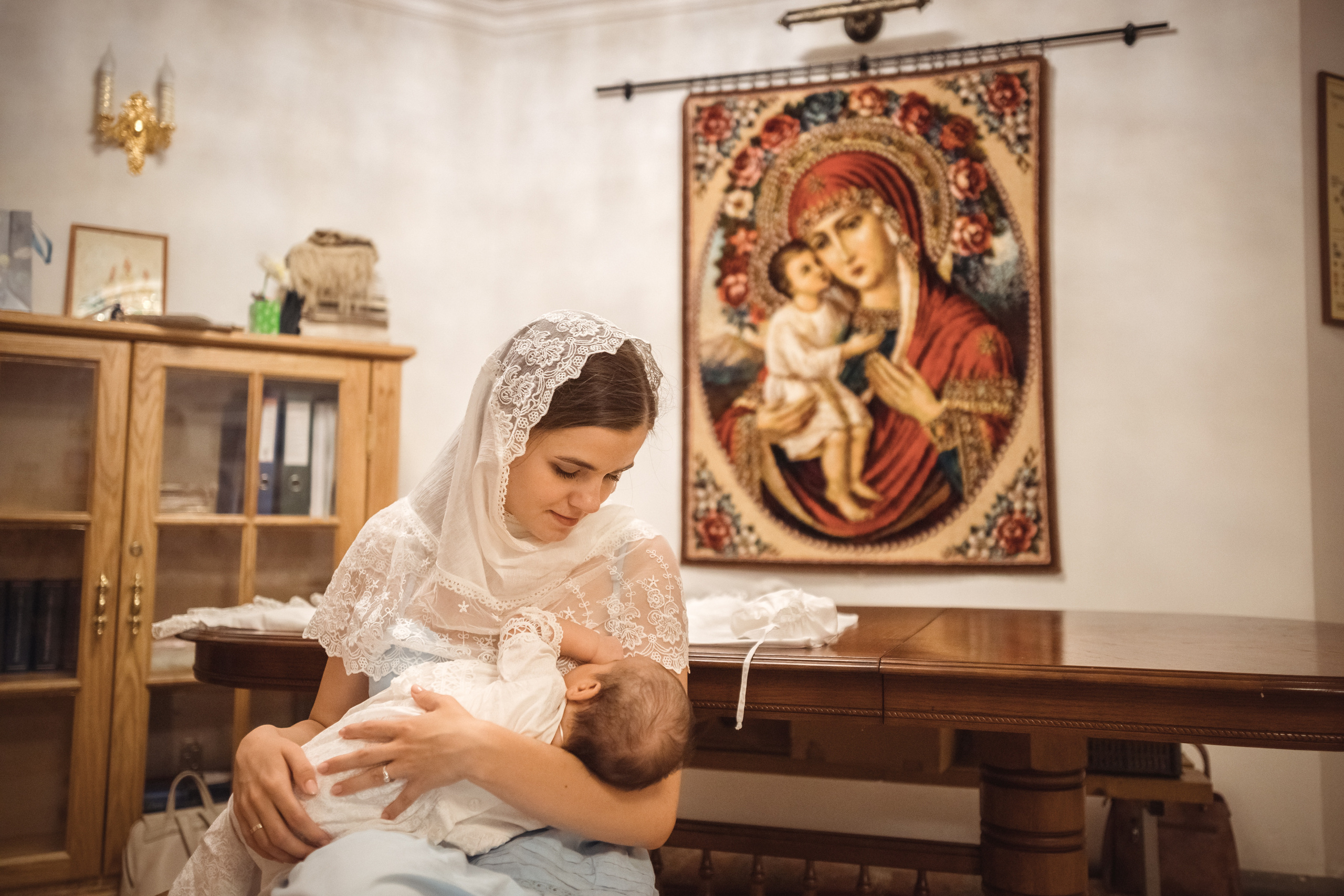Крестины Евы. Фотограф на крещение и венчание в Самаре и Тольятти Елена Арди