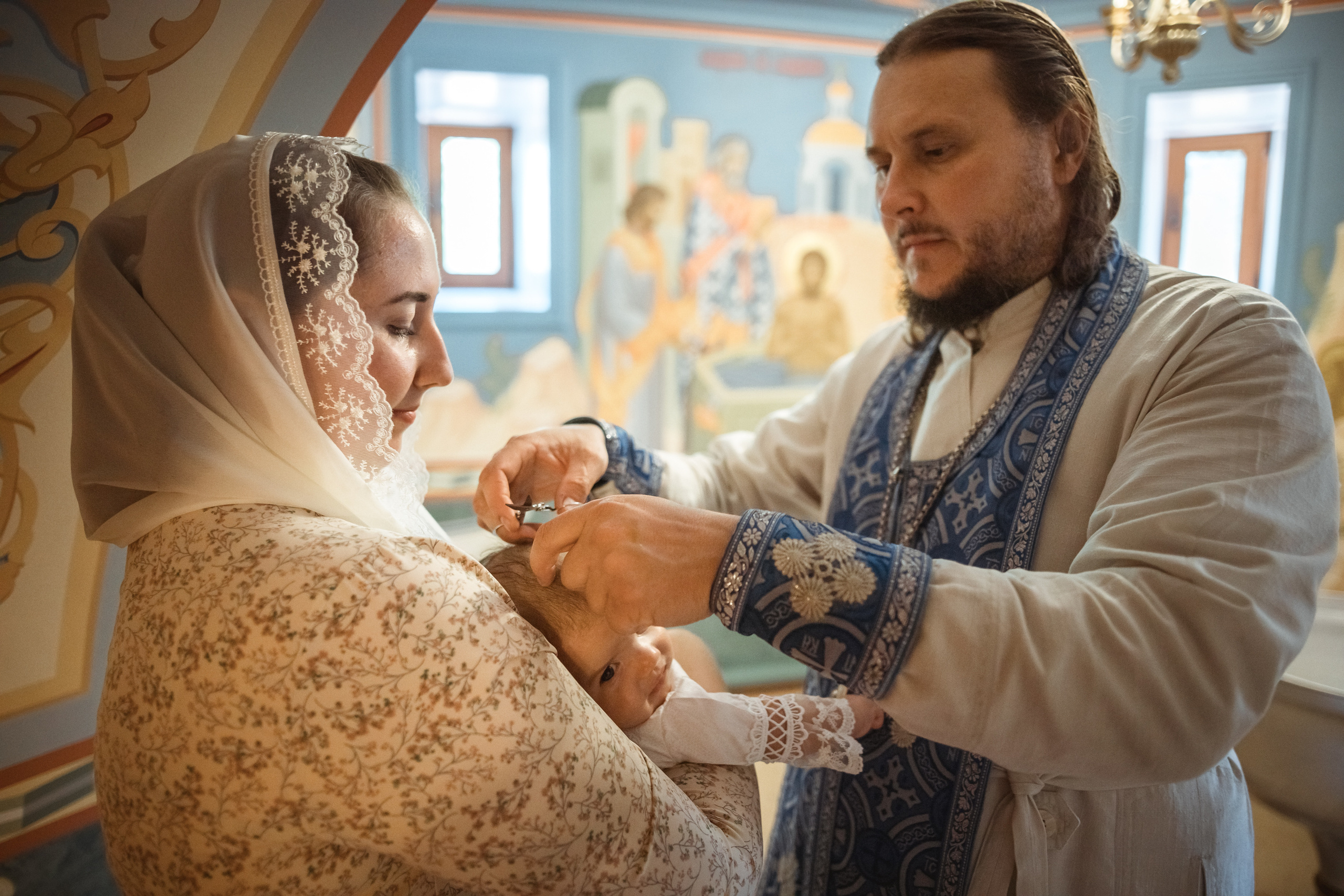 Крестины Евы. Фотограф на крещение и венчание в Самаре и Тольятти Елена Арди