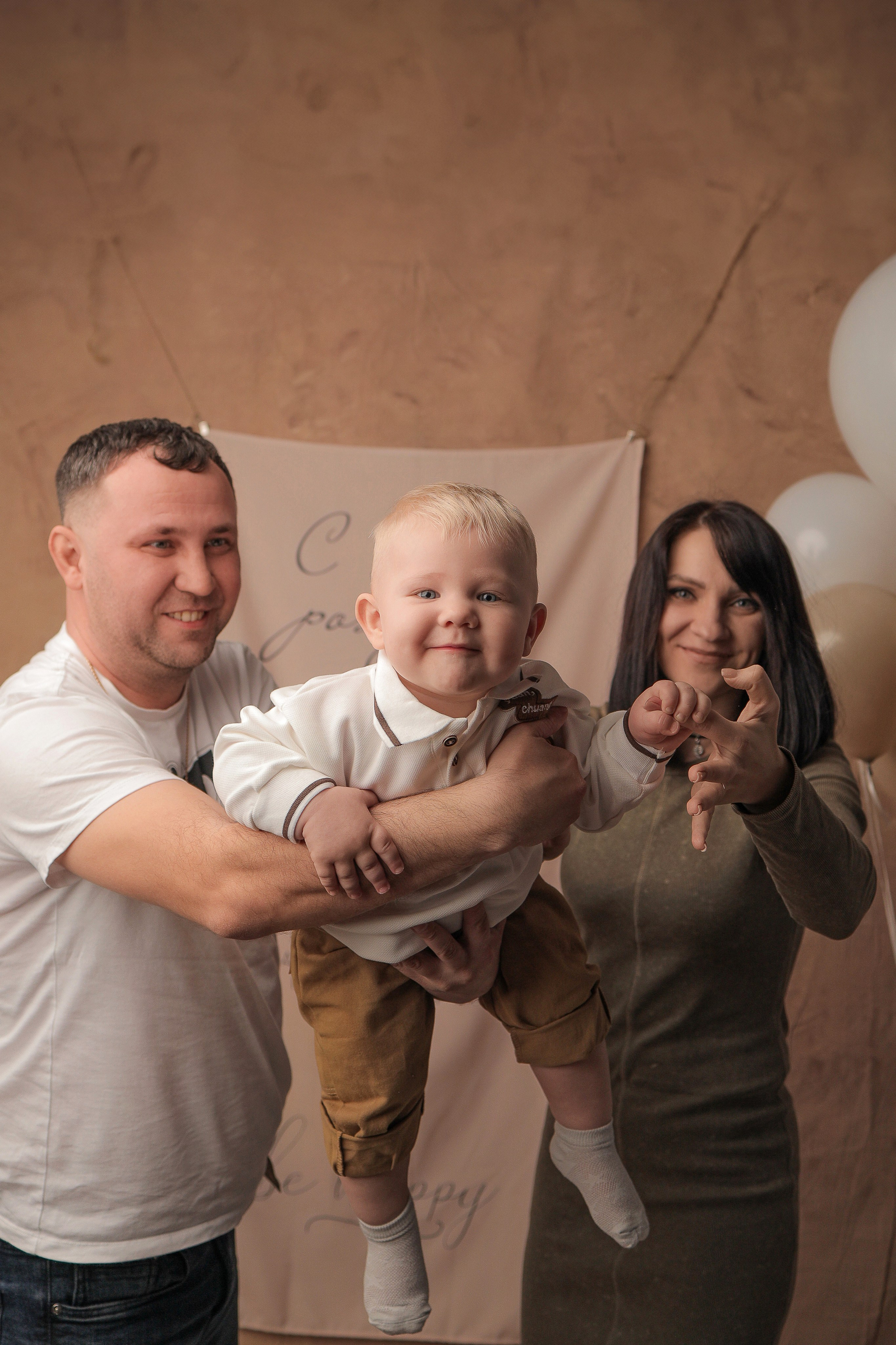 Годовасие — мальчики. Фотограф новорожденных в Новокузнецке Анна Горошникова