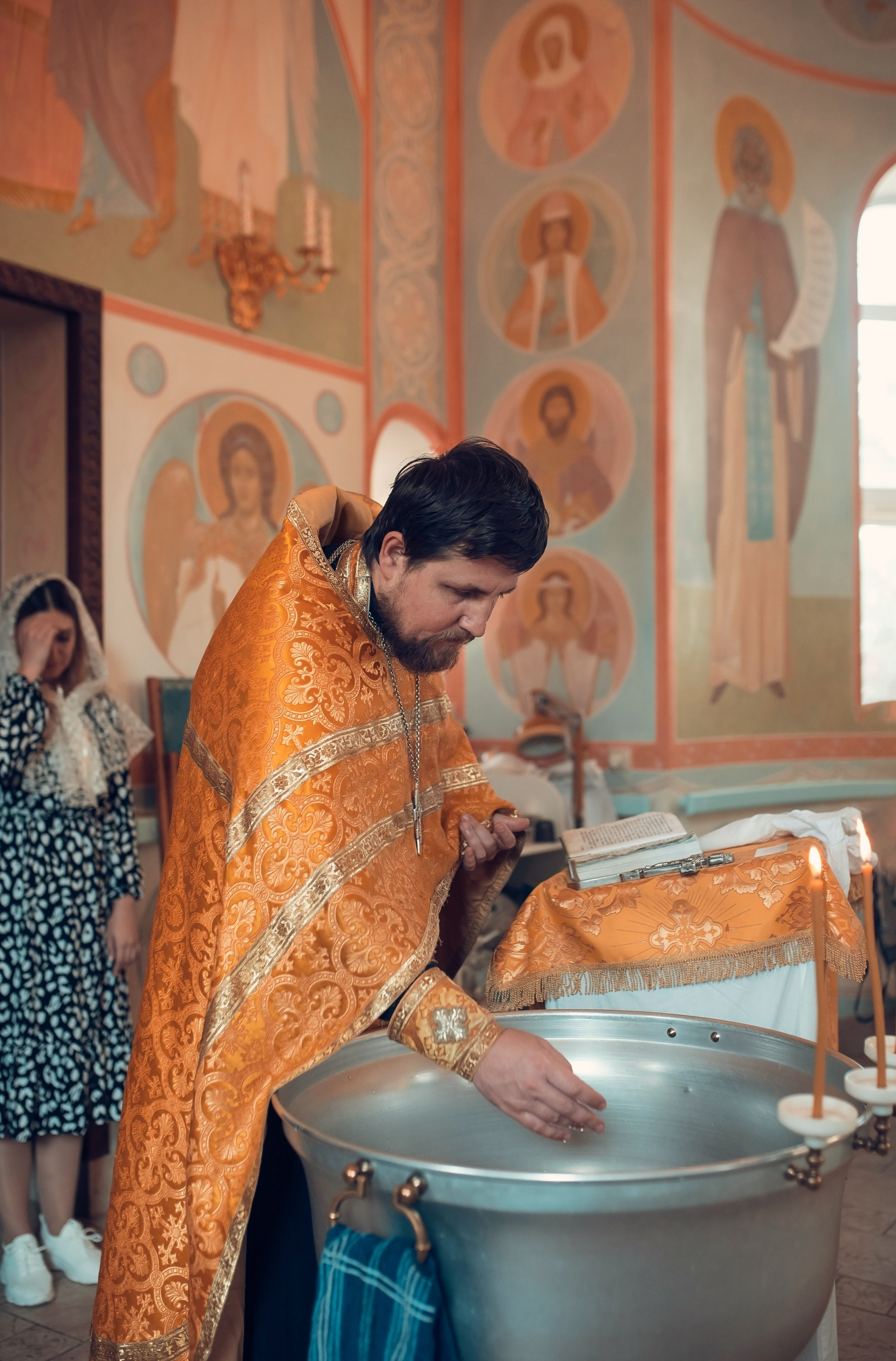 Таинство Крещения Крестовоздвиженский храм. Семейный фотограф Олеся Батурина Рязань