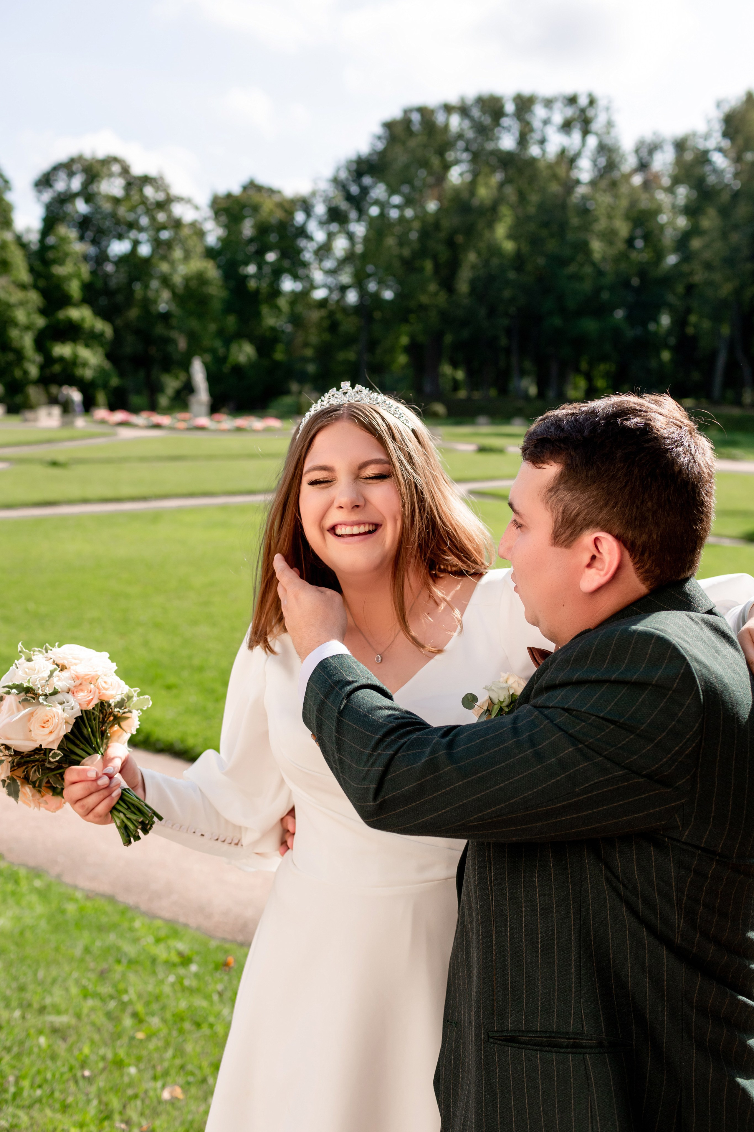 Свадебная фотосессия в Пушкине. Свадебный фотограф Кирилл Белый