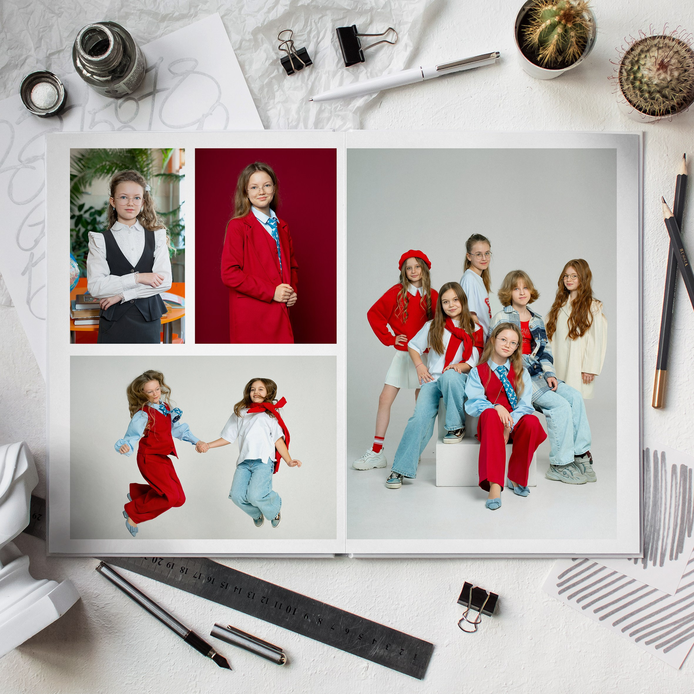 Стильная съемка в студии для 4 класса