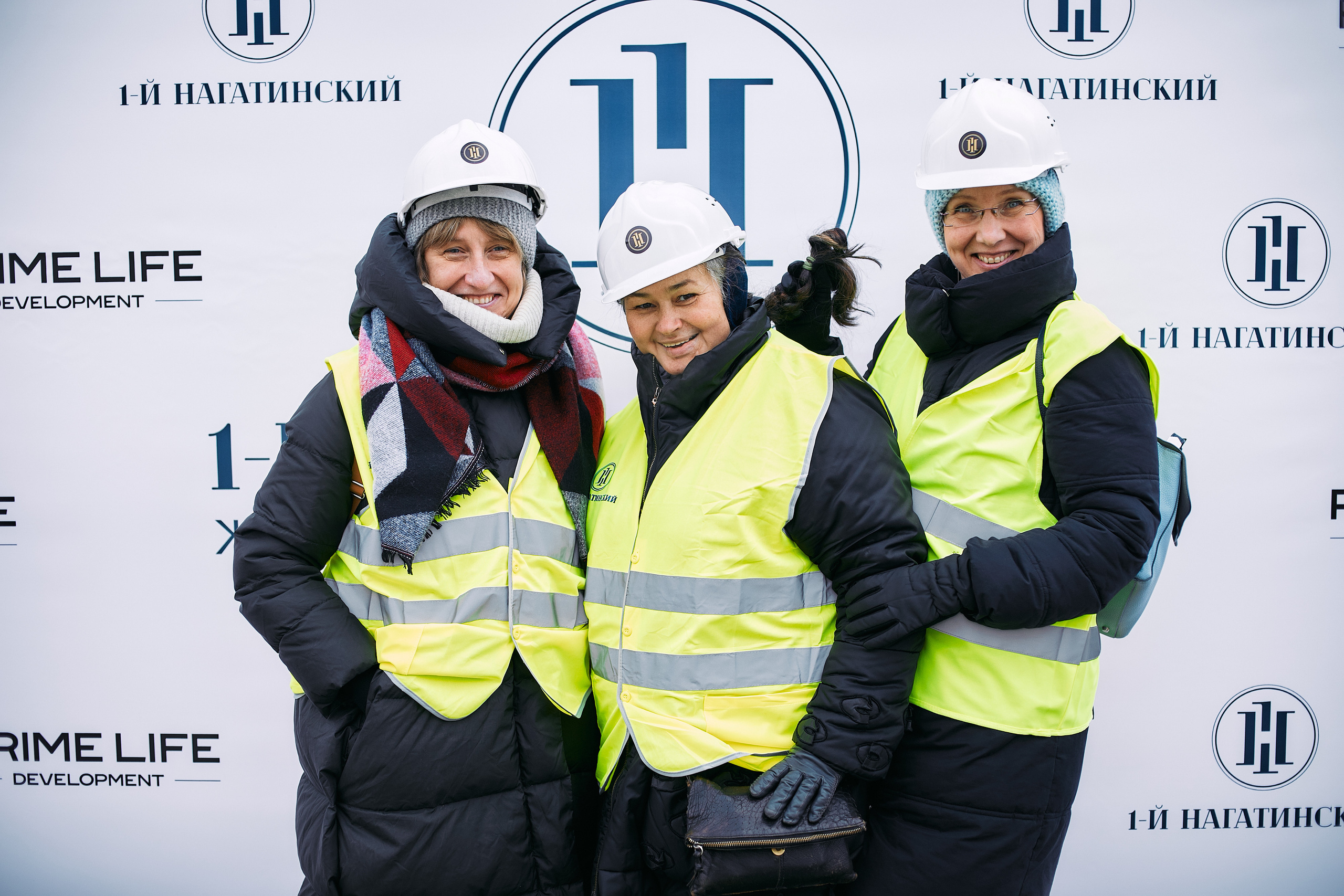 Символическая заливка бетона, ЖК Нагатинский. Фотограф рынка недвижимости Павел Хоменко