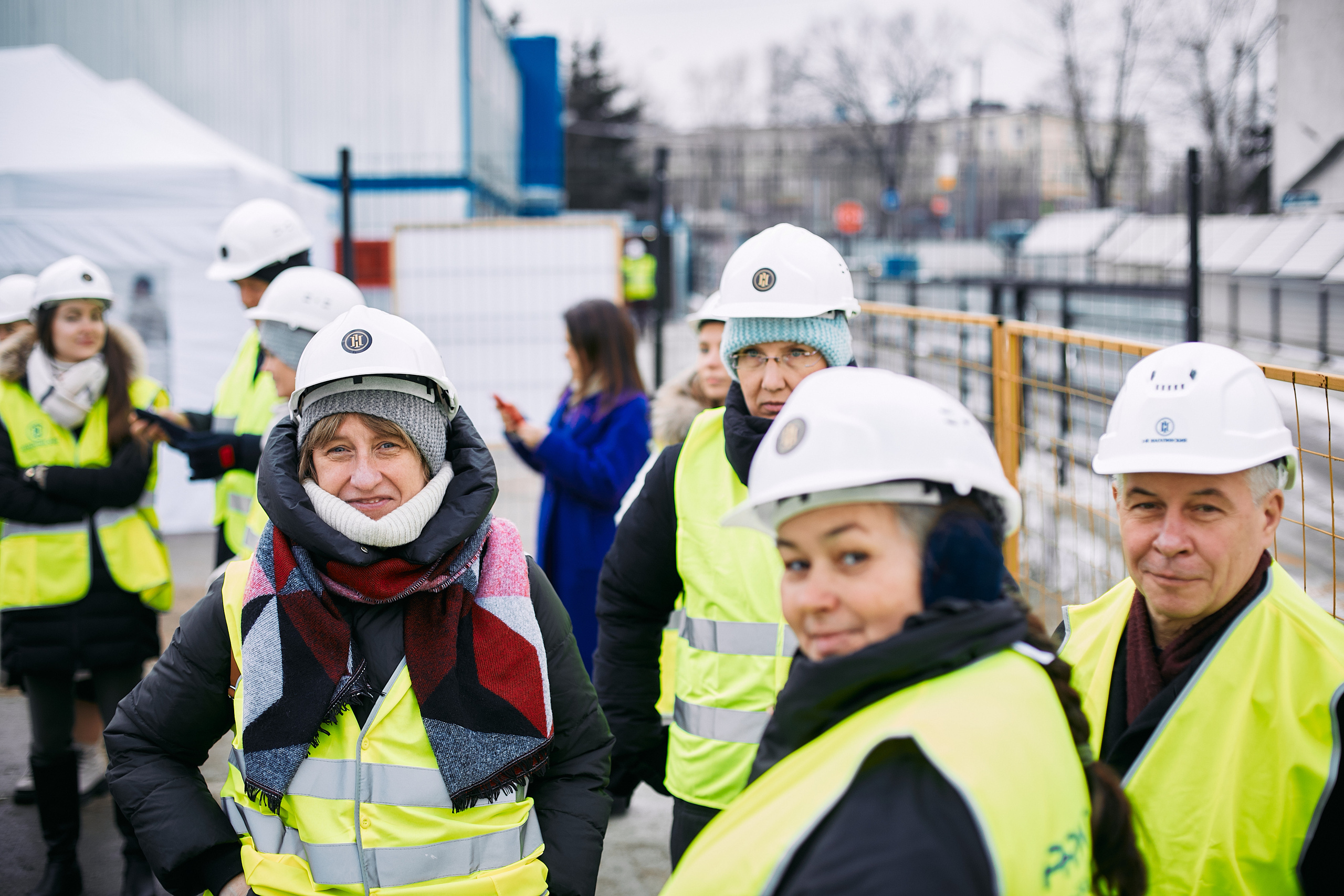 Символическая заливка бетона, ЖК Нагатинский. Фотограф рынка недвижимости Павел Хоменко