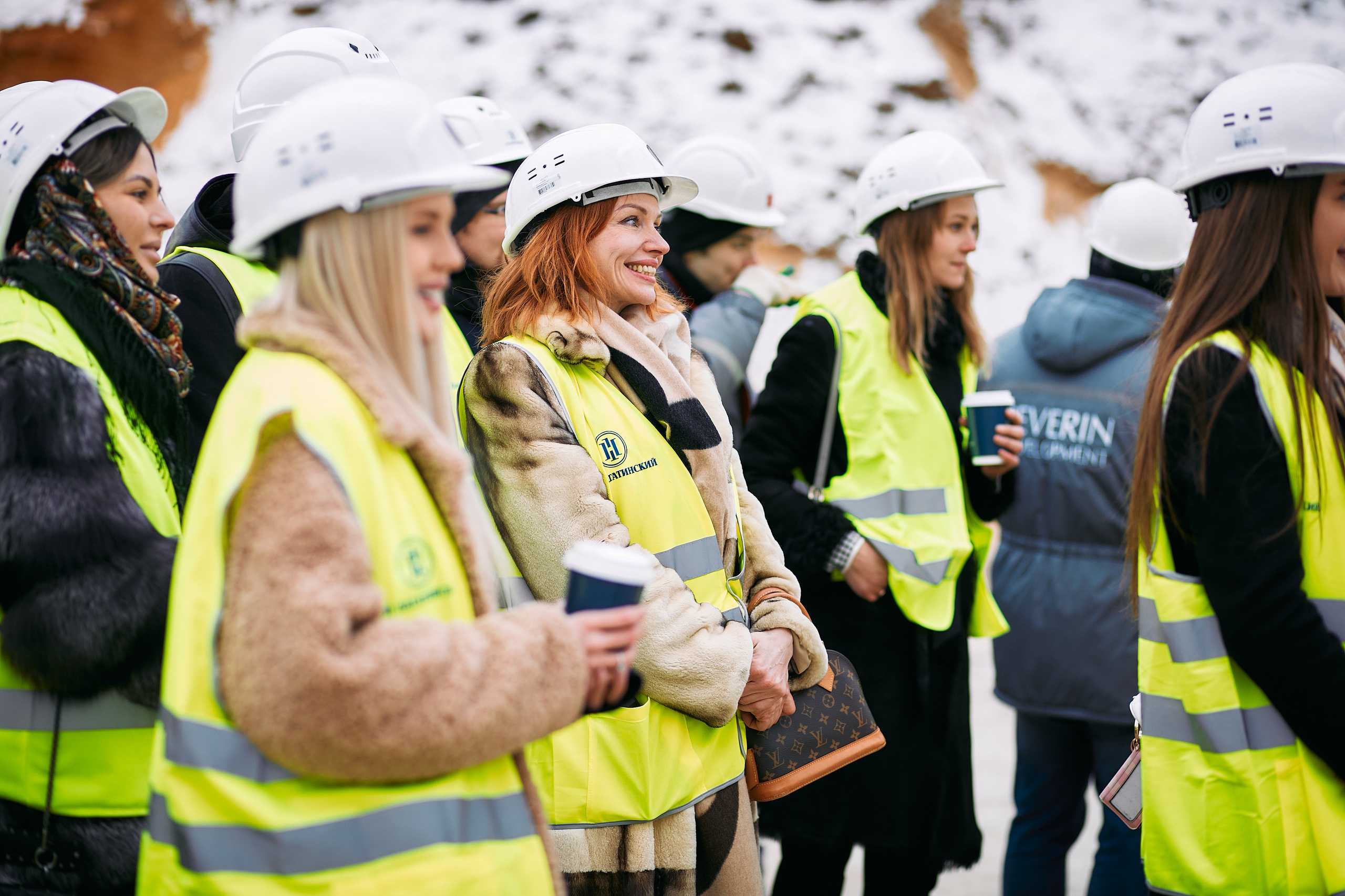 Символическая заливка бетона, ЖК Нагатинский. Фотограф рынка недвижимости Павел Хоменко