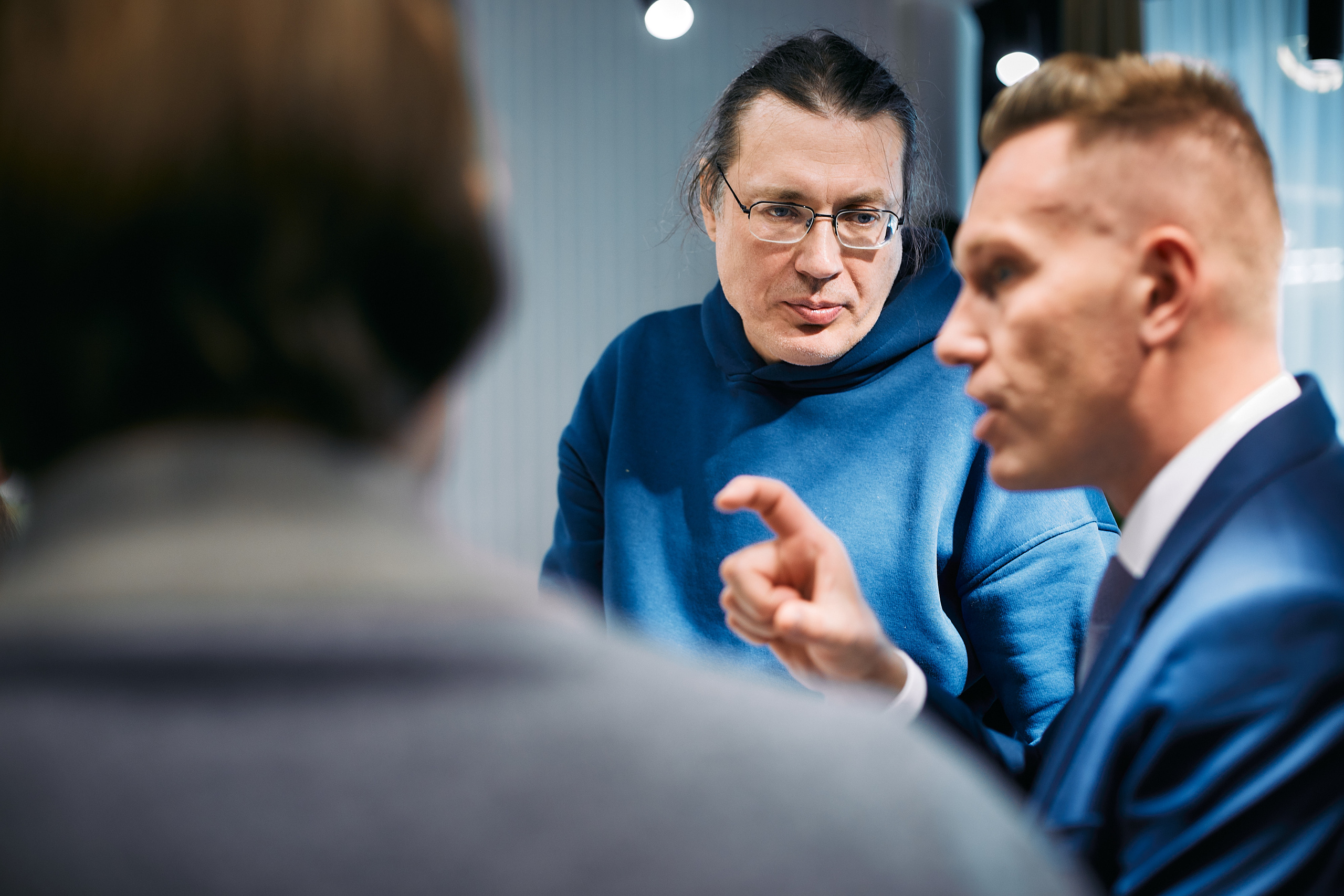 Символическая заливка бетона, ЖК Нагатинский. Фотограф рынка недвижимости Павел Хоменко