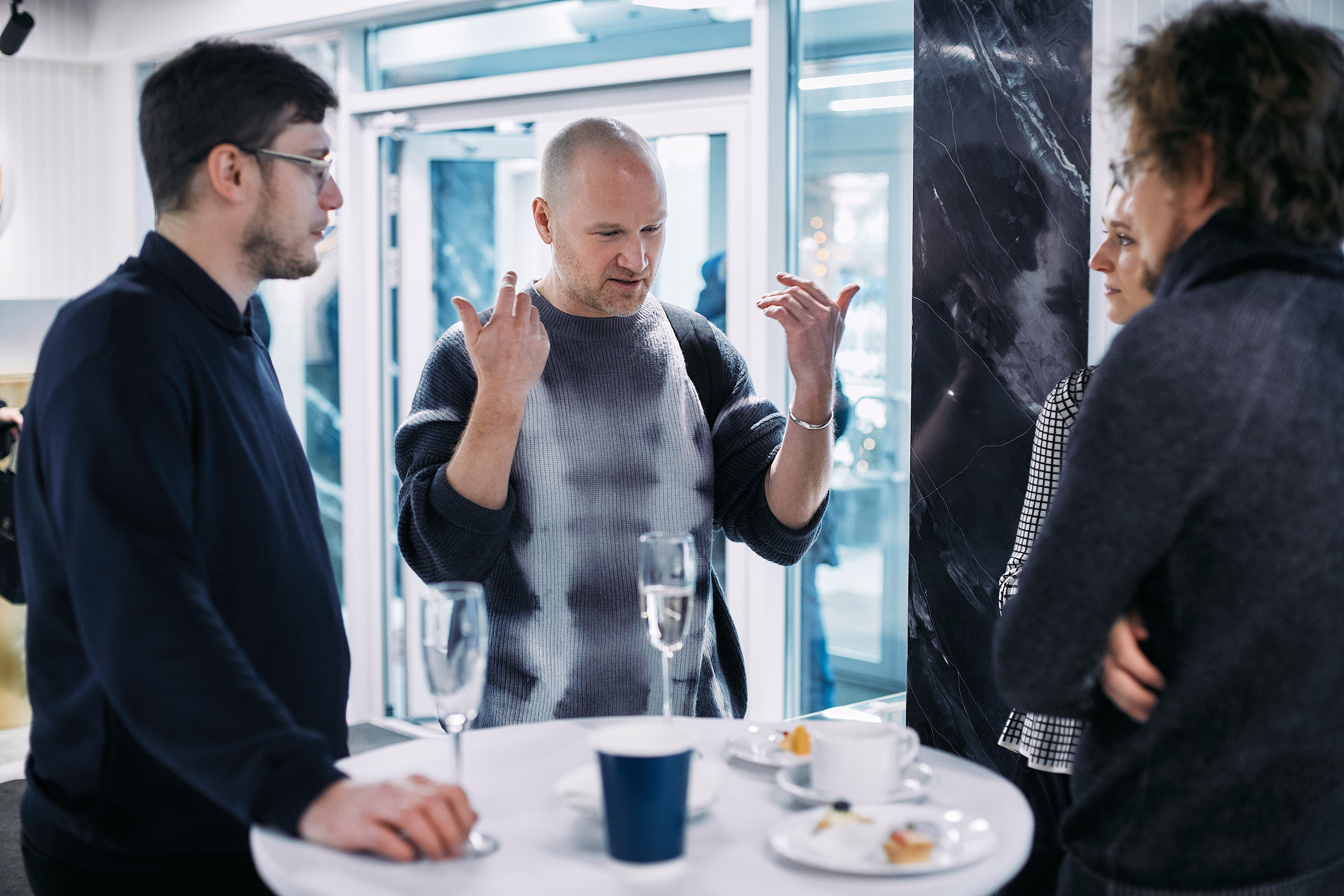Символическая заливка бетона, ЖК Нагатинский. Фотограф рынка недвижимости Павел Хоменко