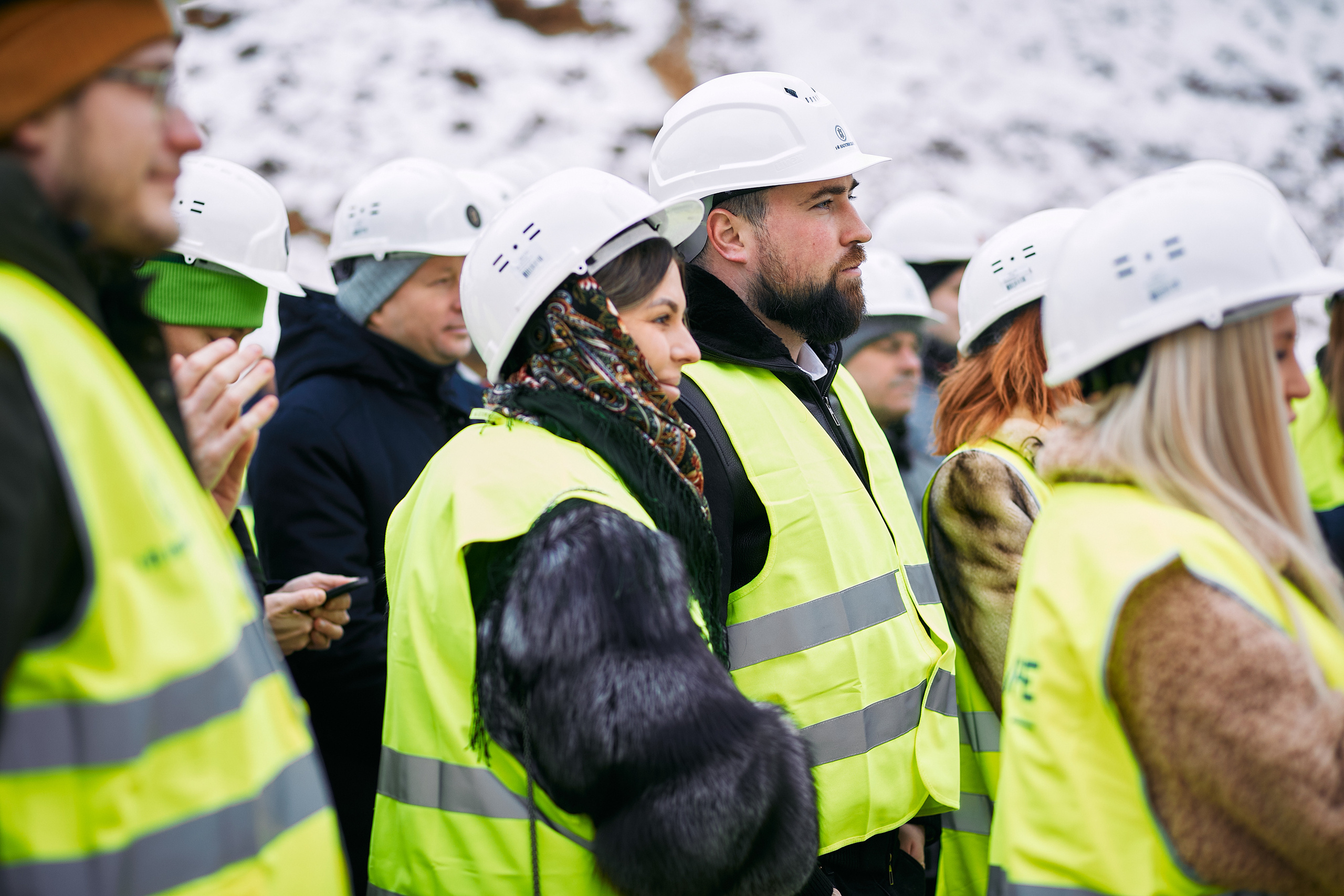 Символическая заливка бетона, ЖК Нагатинский. Фотограф рынка недвижимости Павел Хоменко