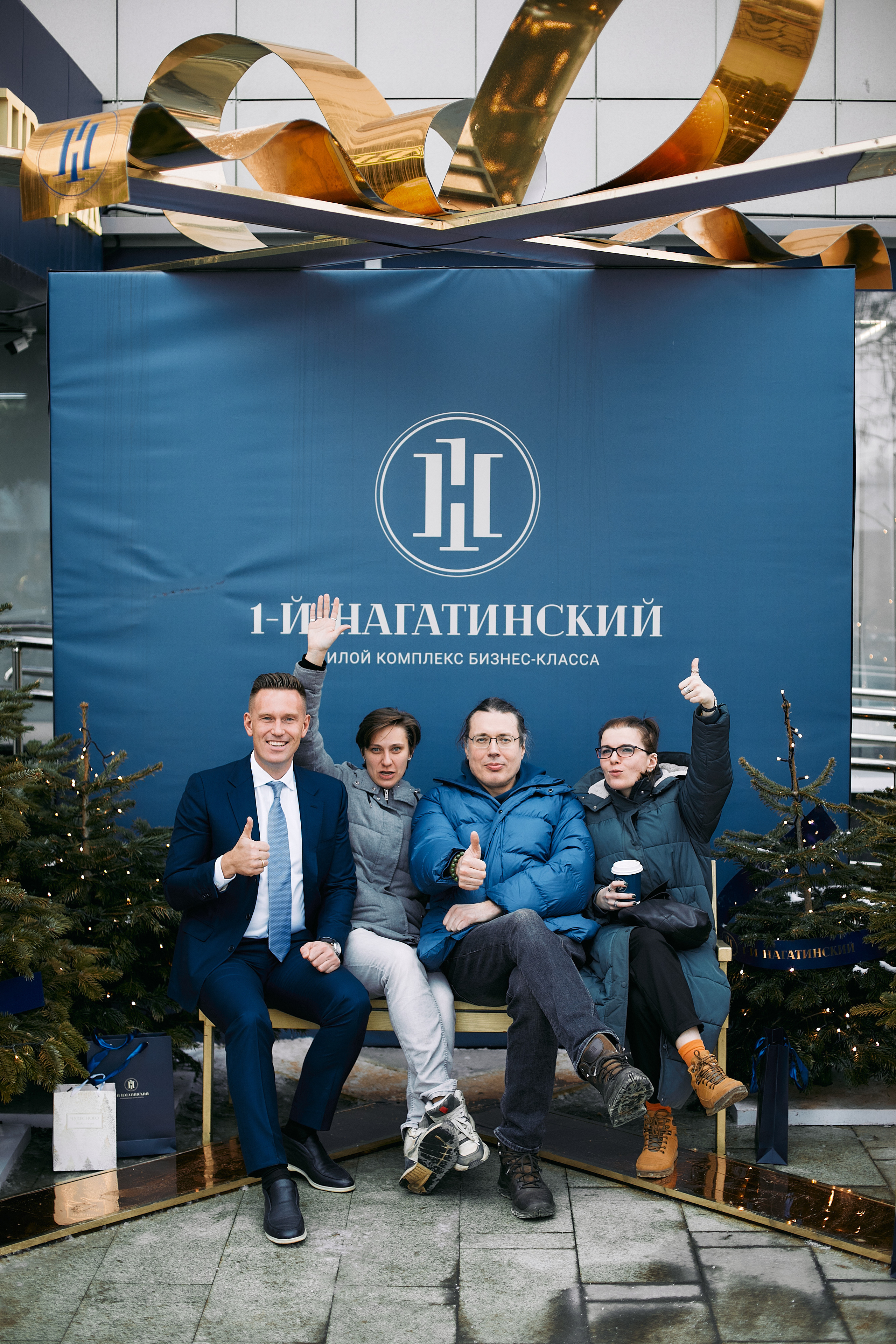 Символическая заливка бетона, ЖК Нагатинский. Фотограф рынка недвижимости Павел Хоменко