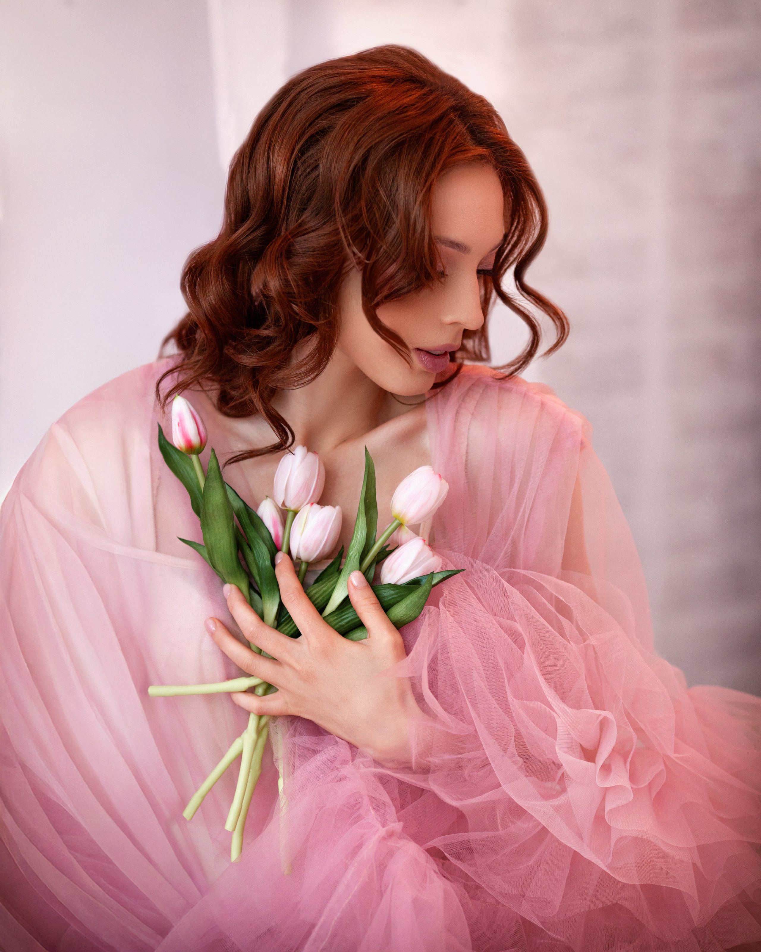 Весенняя женская фотосессия, женский день, фотограф Пятигорск Ставрополь фотосъемка студия, портрет