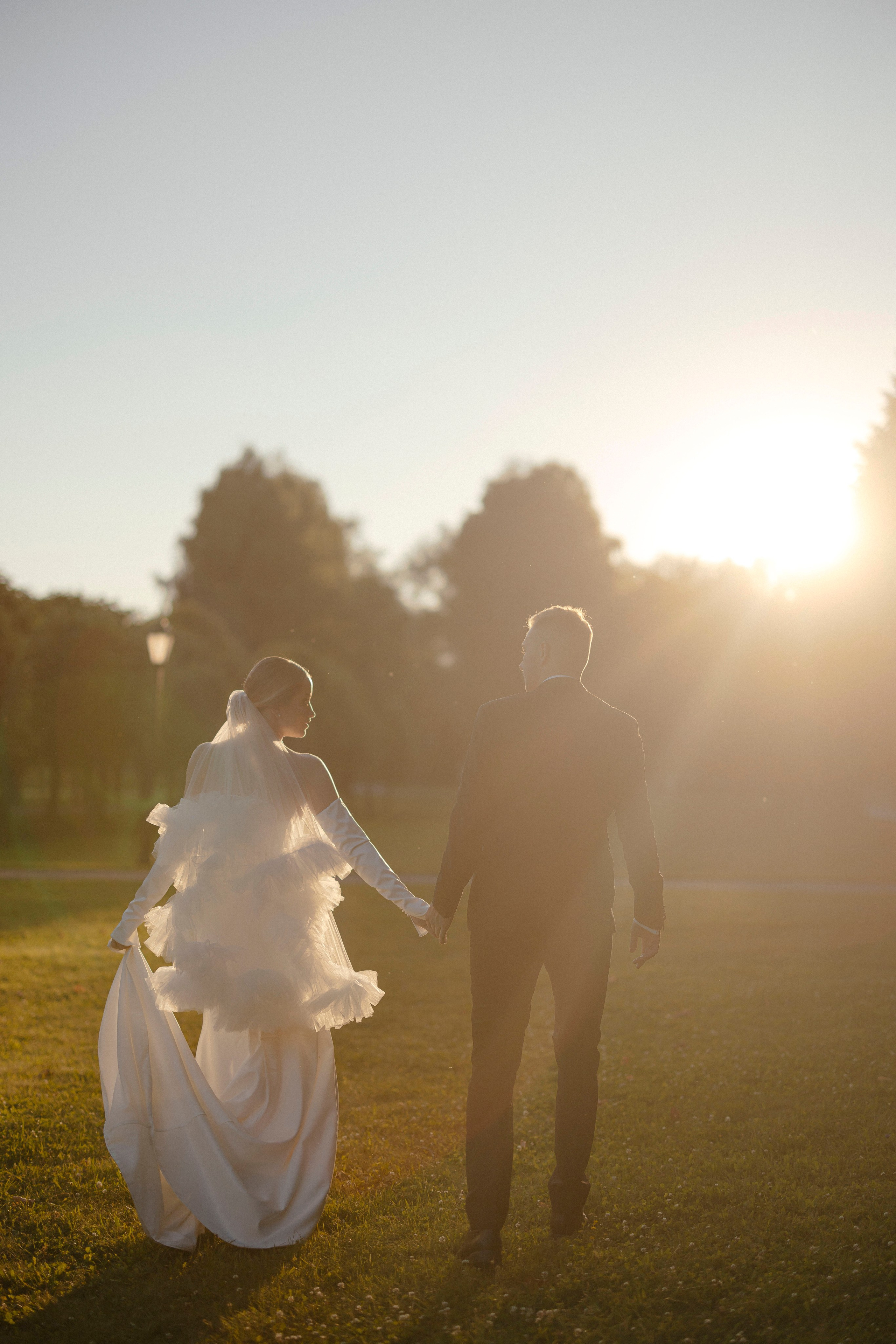На закате. Свадебный фотограф в Москве