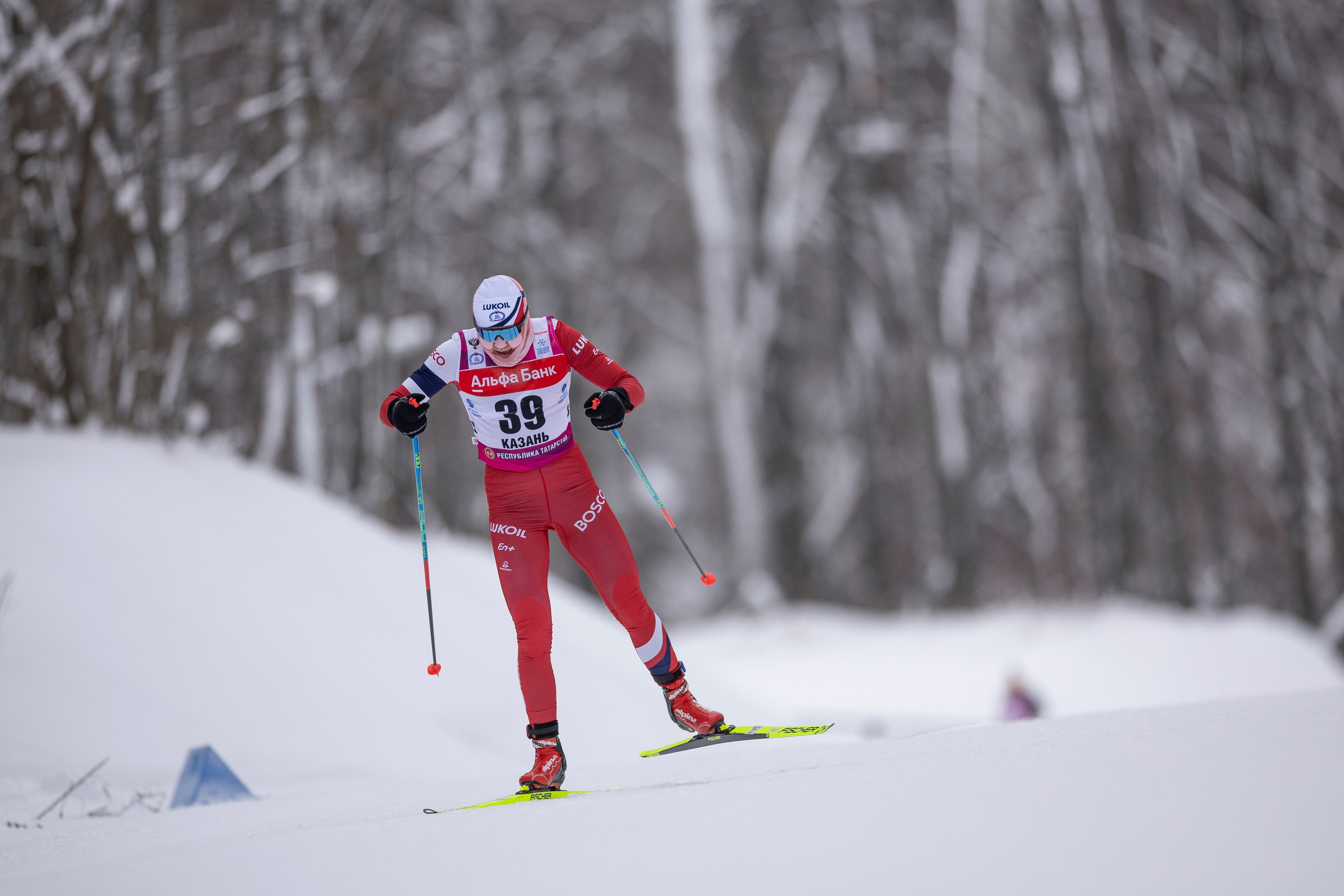 Кубок Росси по лыжным гонкам 2024. Женщины 10 км. Спортивный репортажный фотограф Казань Нафис Сиразетдинов