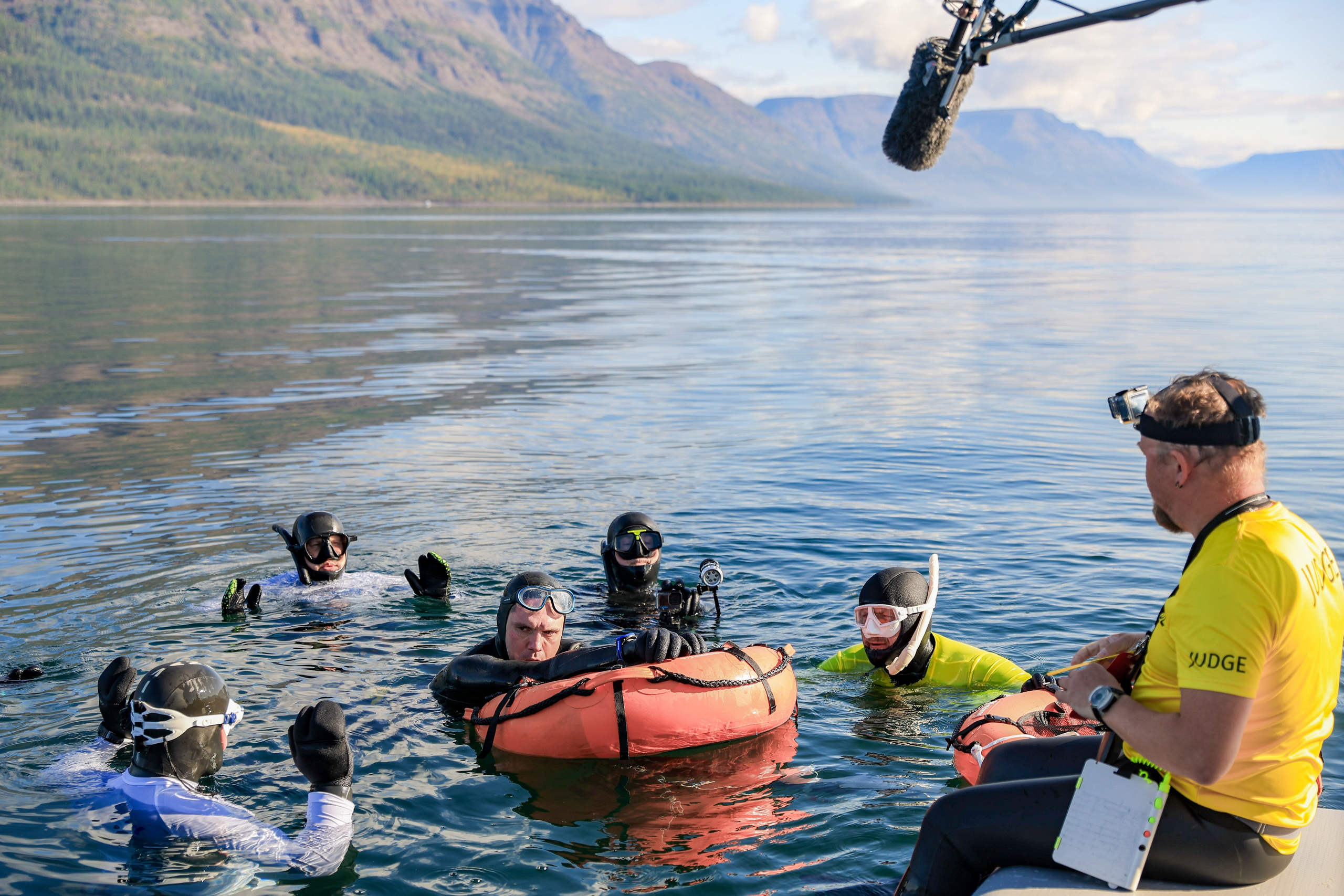 Фестиваль по фридайвингу «Глубина Путорана». Спортивный репортажный фотограф Казань Нафис Сиразетдинов