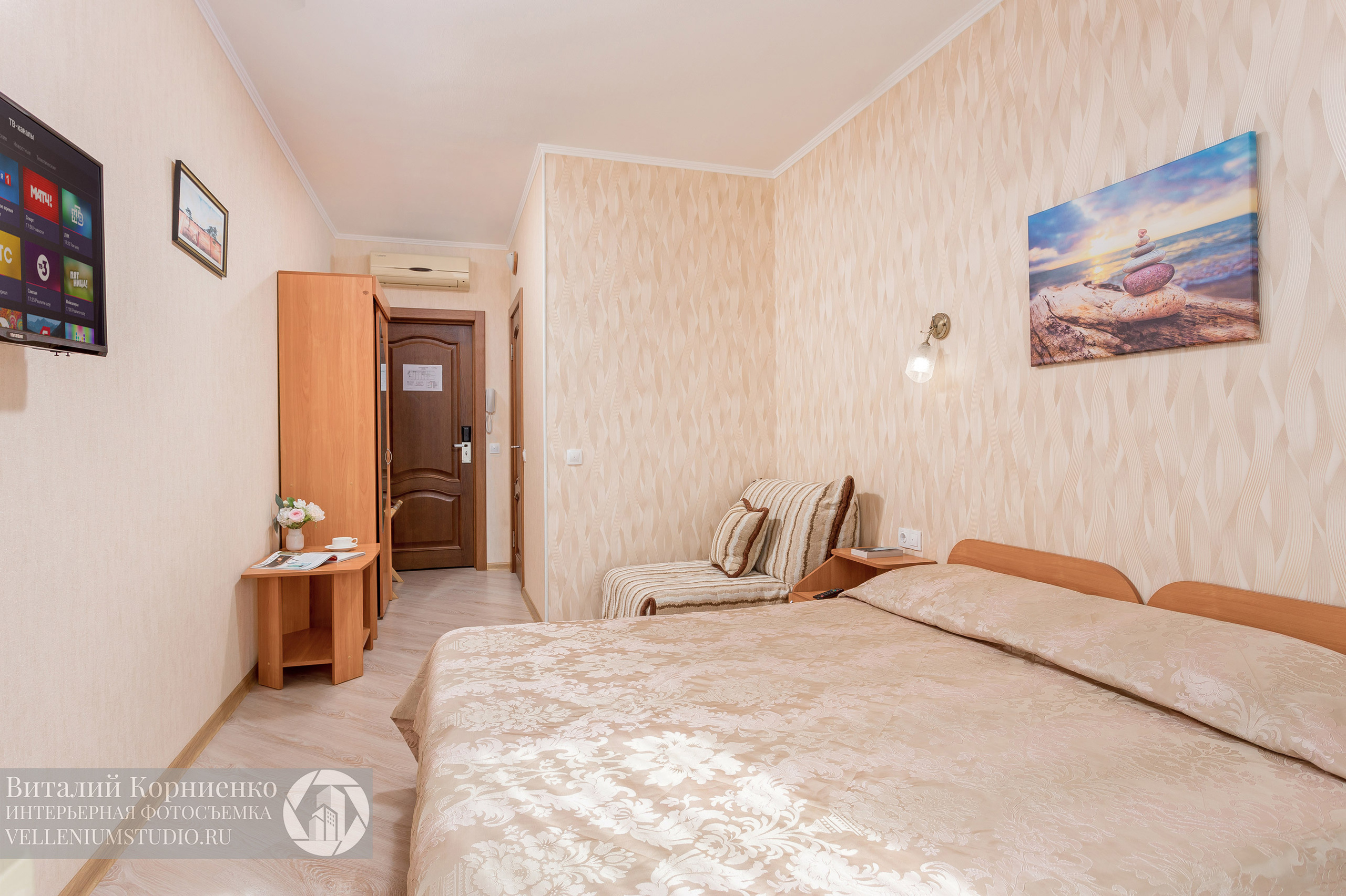 Фотосъемка отеля Бэлль. Интерьерный фотограф Краснодар: профессионально по доступным ценам