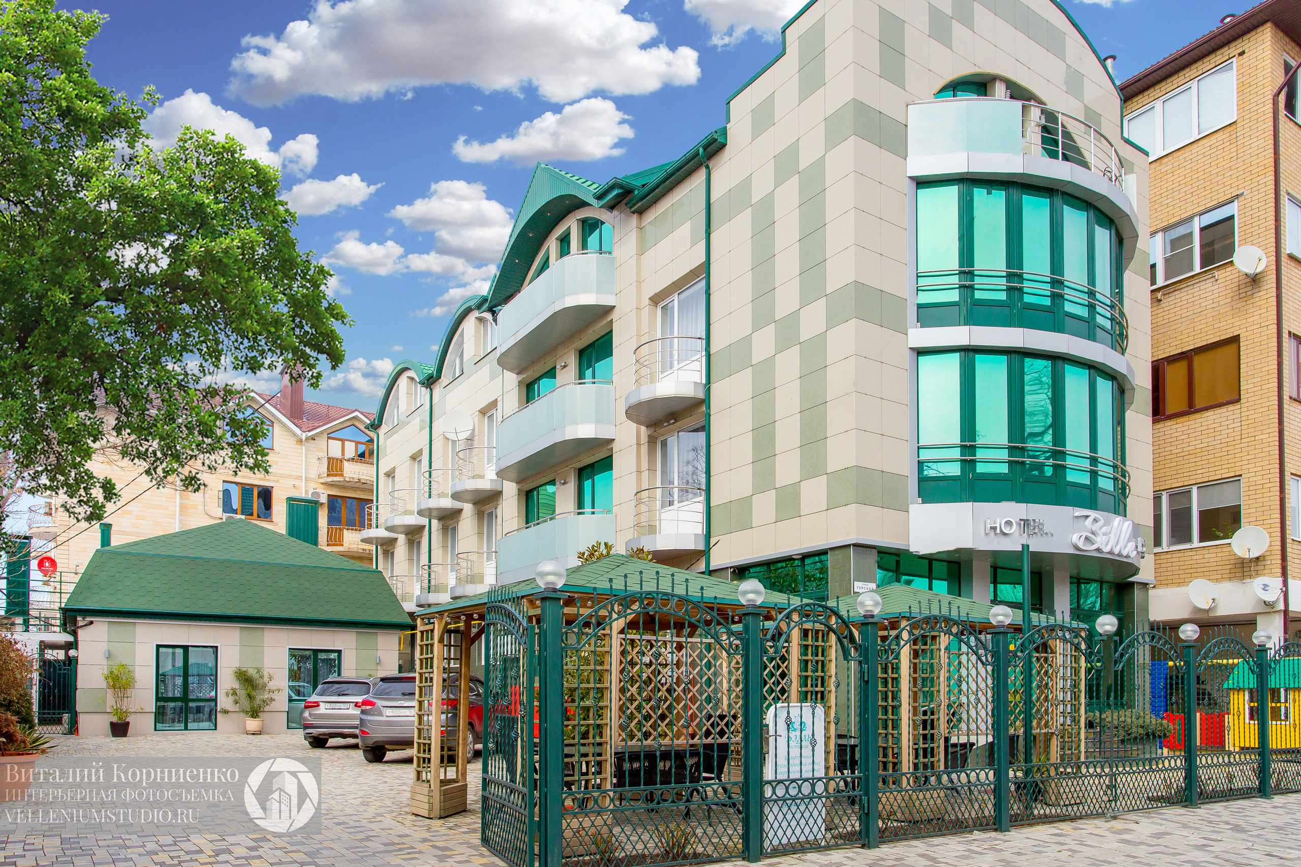 Фотосъемка отеля Бэлль. Интерьерный фотограф Краснодар: профессионально по доступным ценам