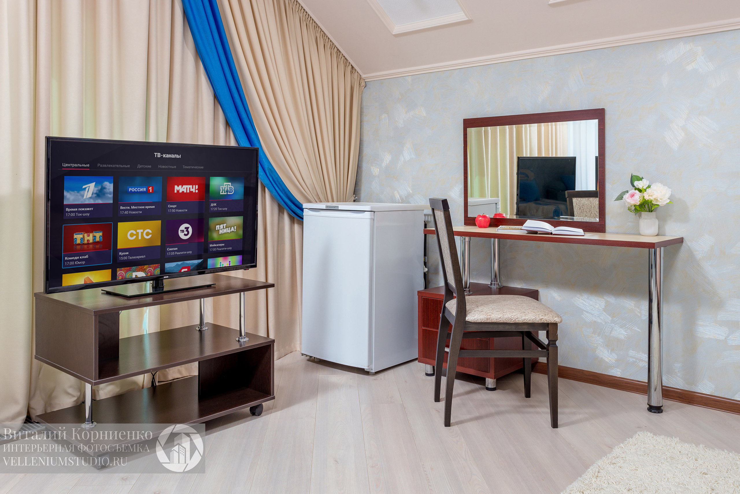 Фотосъемка отеля Бэлль. Интерьерный фотограф Краснодар: профессионально по доступным ценам