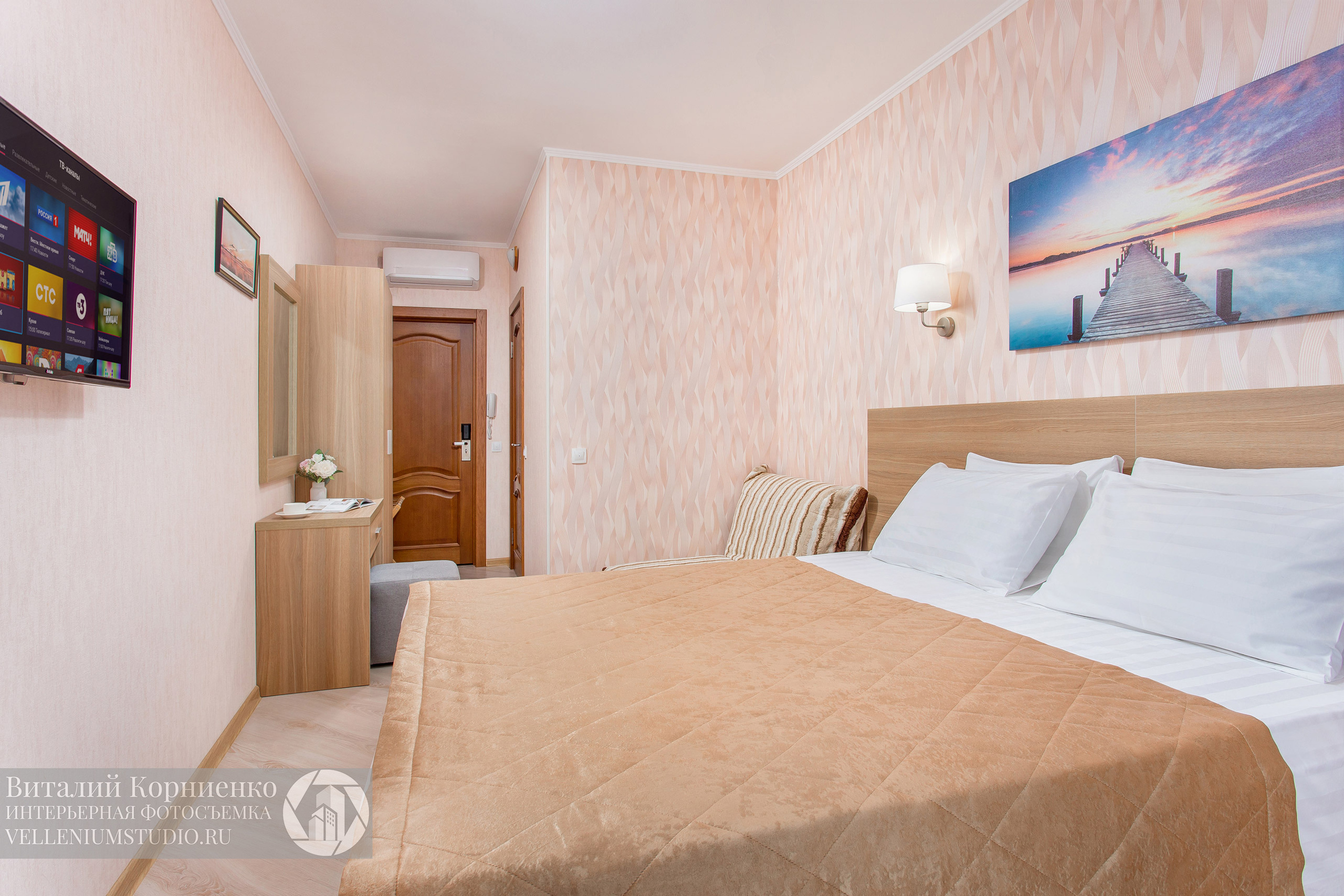 Фотосъемка отеля Бэлль. Интерьерный фотограф Краснодар: профессионально по доступным ценам