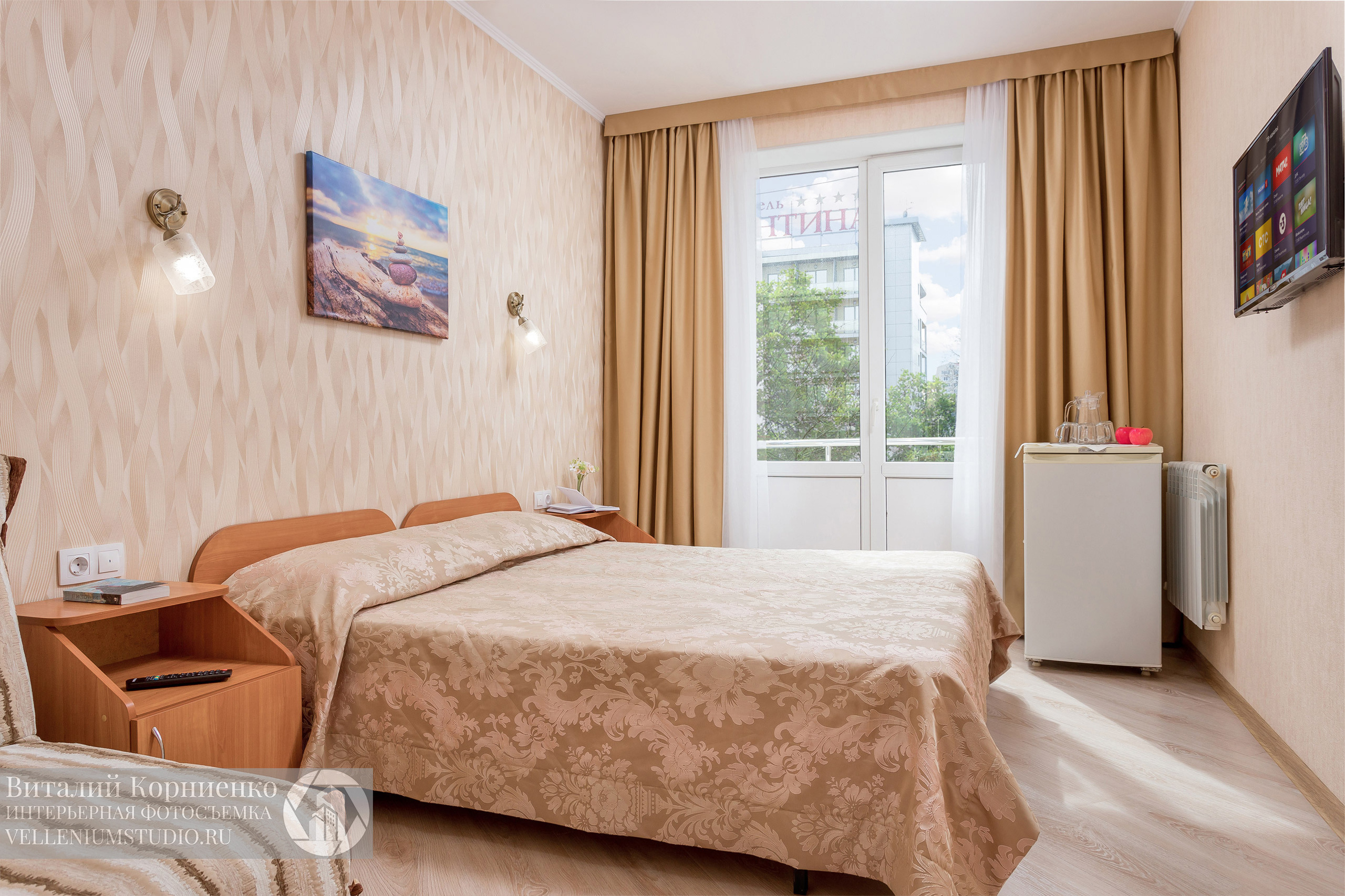 Фотосъемка отеля Бэлль. Интерьерный фотограф Краснодар: профессионально по доступным ценам