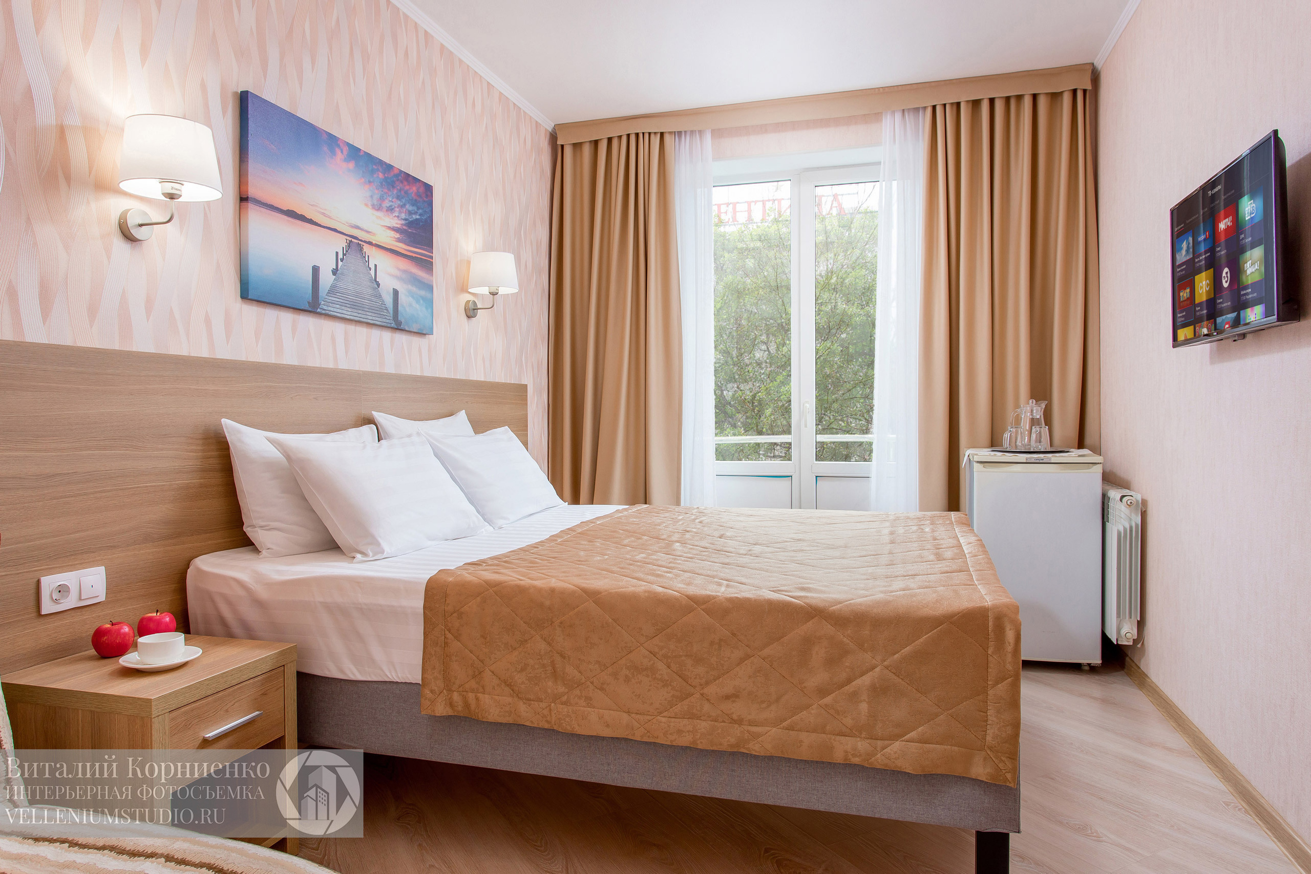 Фотосъемка отеля Бэлль. Интерьерный фотограф Краснодар: профессионально по доступным ценам