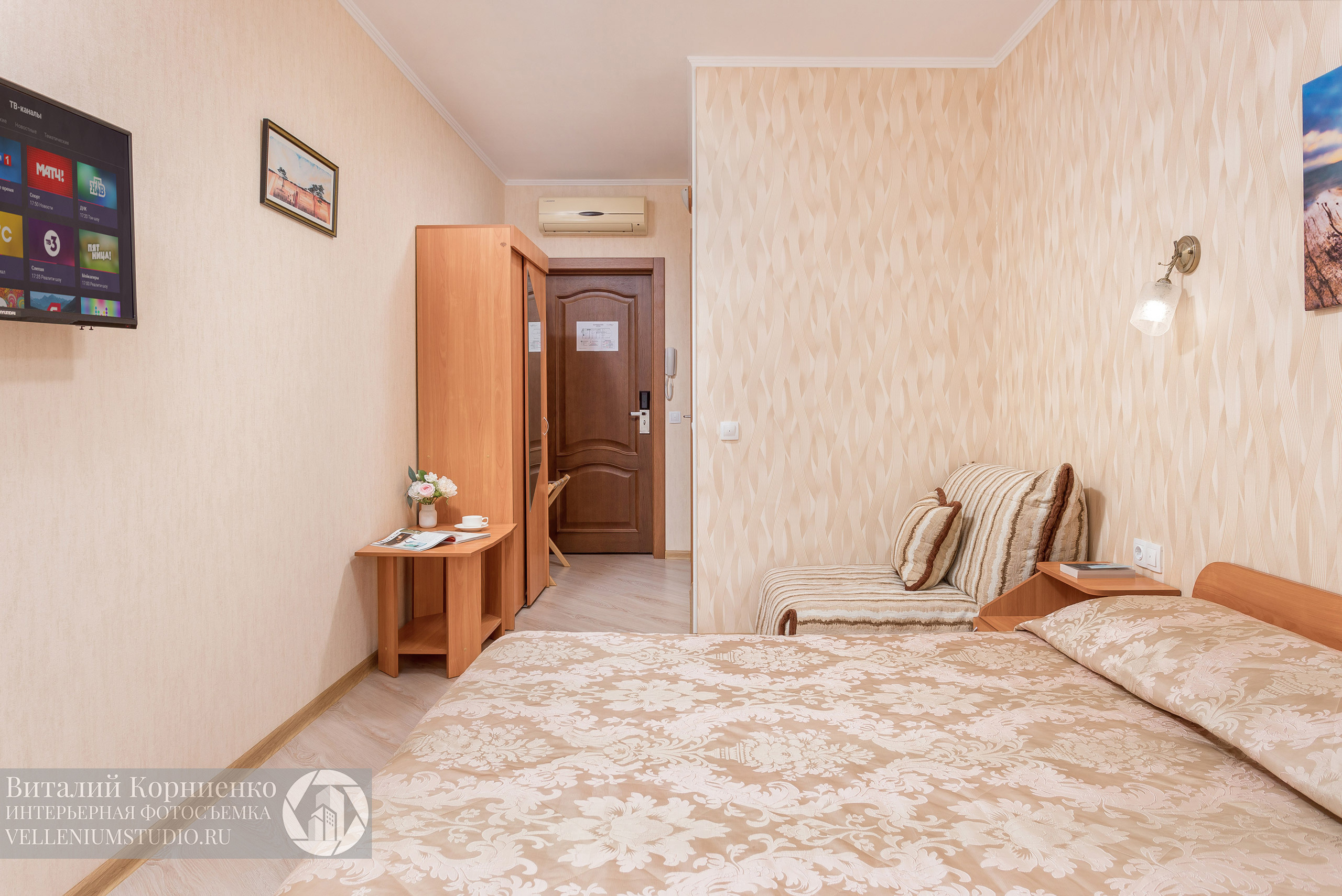 Фотосъемка отеля Бэлль. Интерьерный фотограф Краснодар: профессионально по доступным ценам