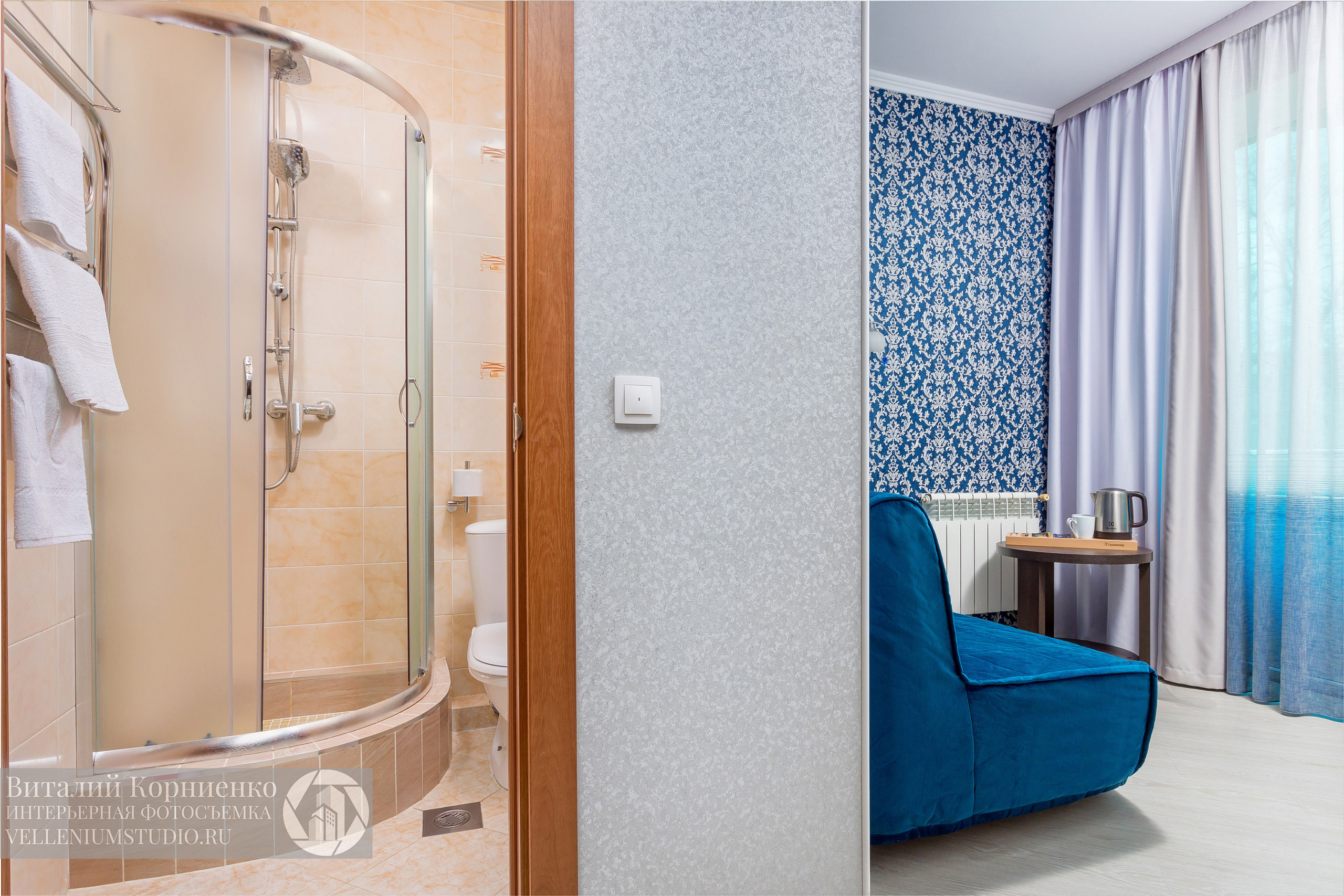 Фотосъемка отеля Бэлль. Интерьерный фотограф Краснодар: профессионально по доступным ценам