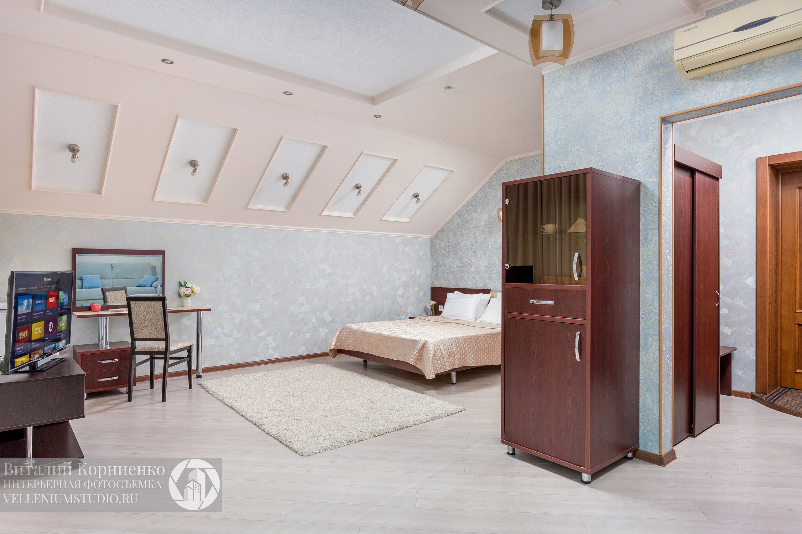 Фотосъемка отеля Бэлль. Интерьерный фотограф Краснодар: профессионально по доступным ценам