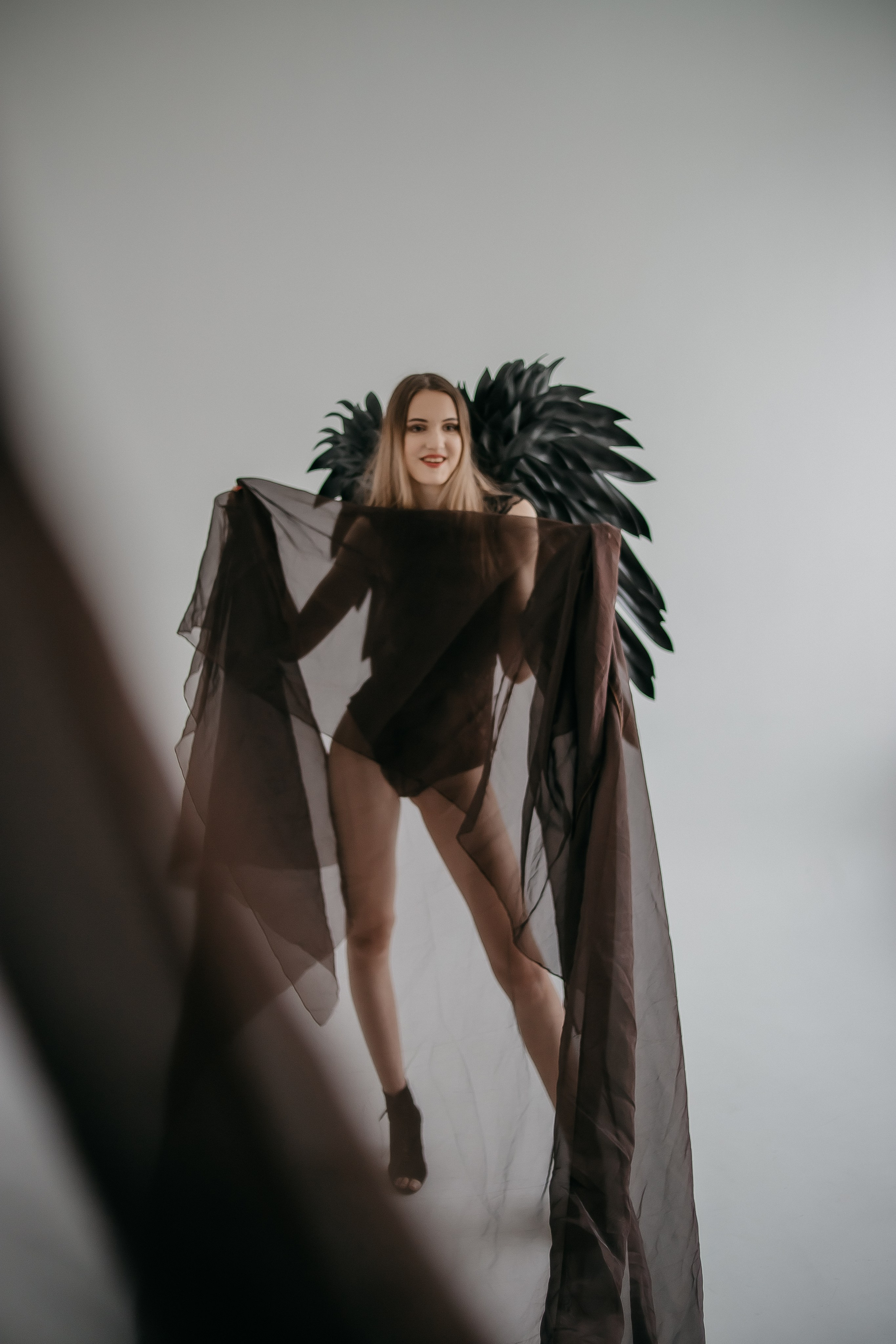 Татьяна. Черный ангел. Фотограф Регина Крикунова г. Красноярск