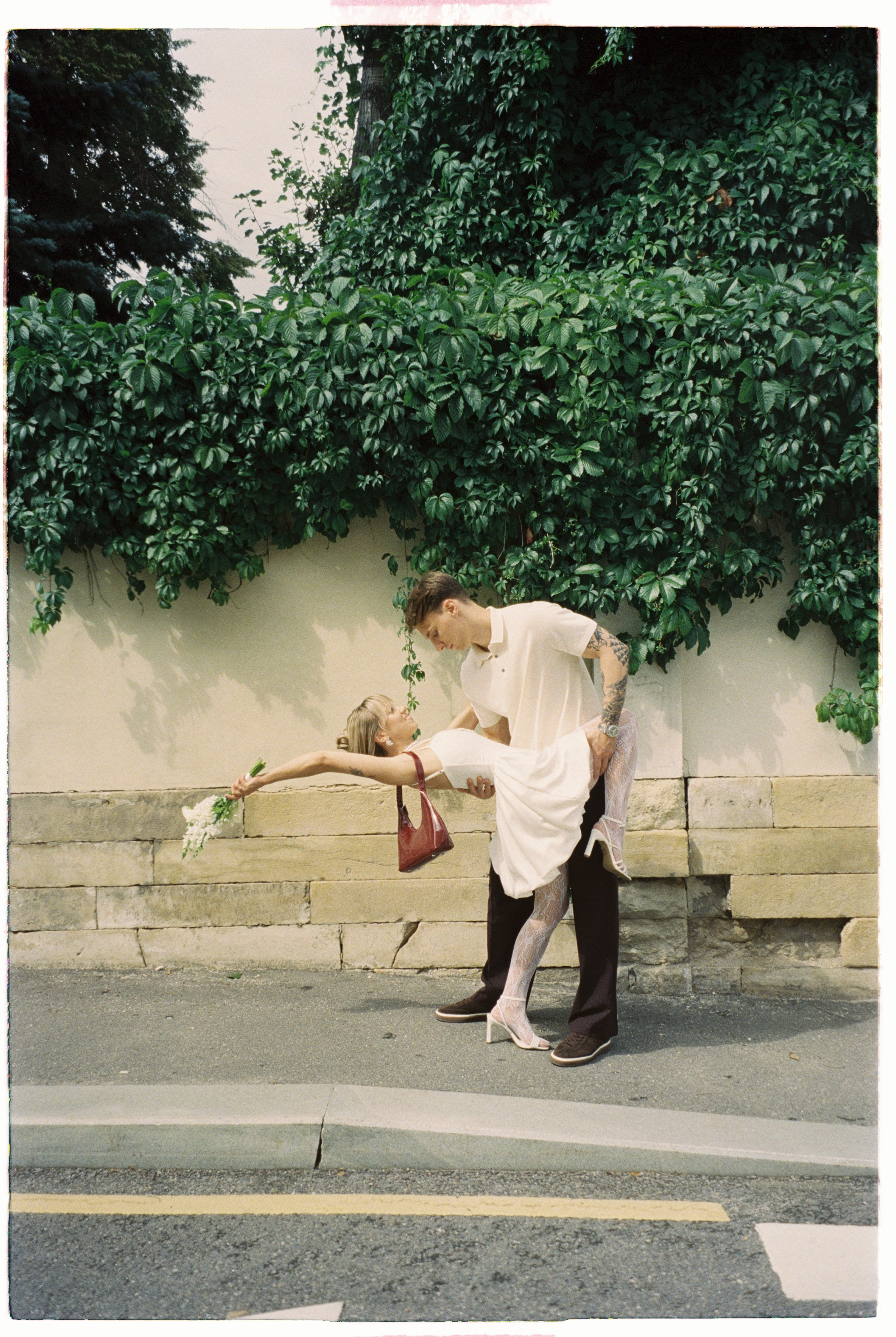 На пленку (Полина и Рома). Фотограф в Москве — Евгения Прокопенко