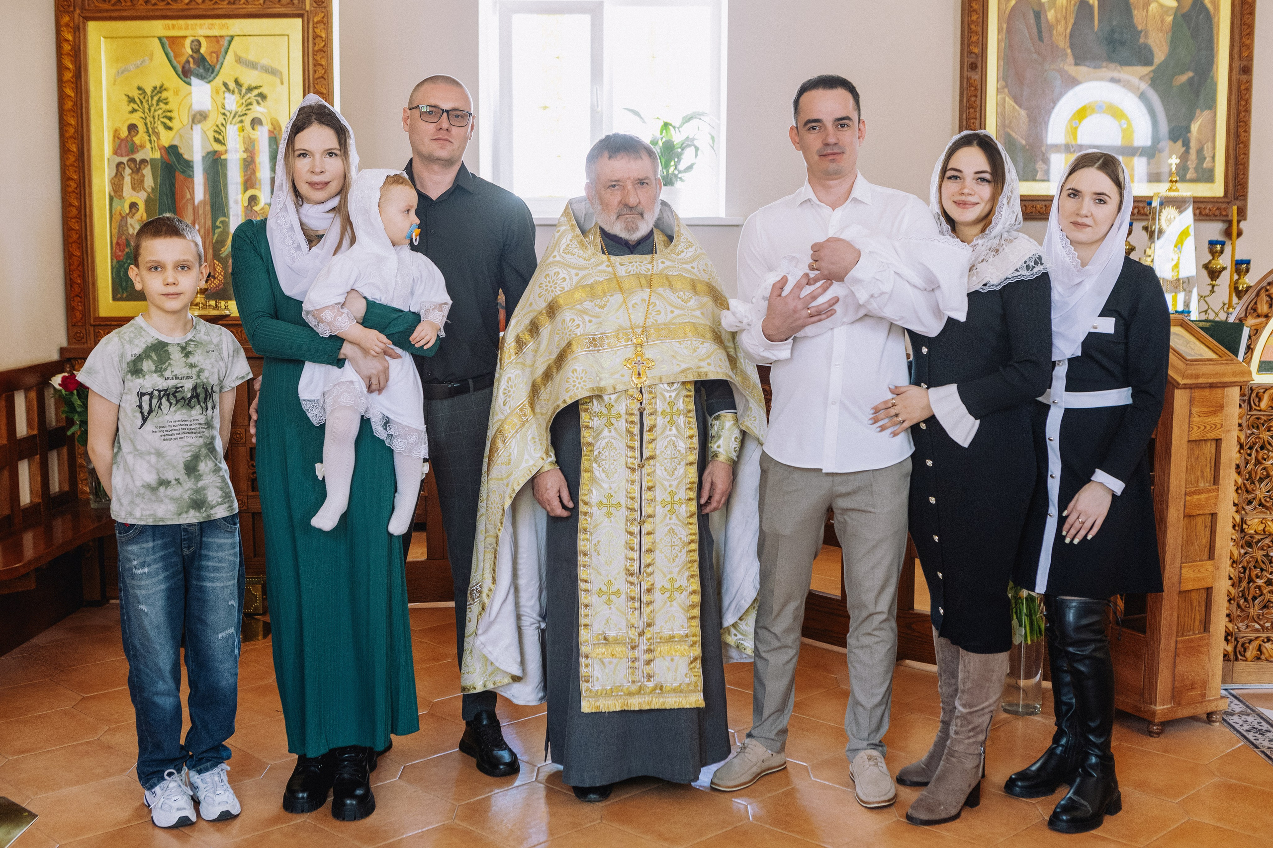 Крещение Артема и Полины. Фотограф в Курске Смирнов Евгений