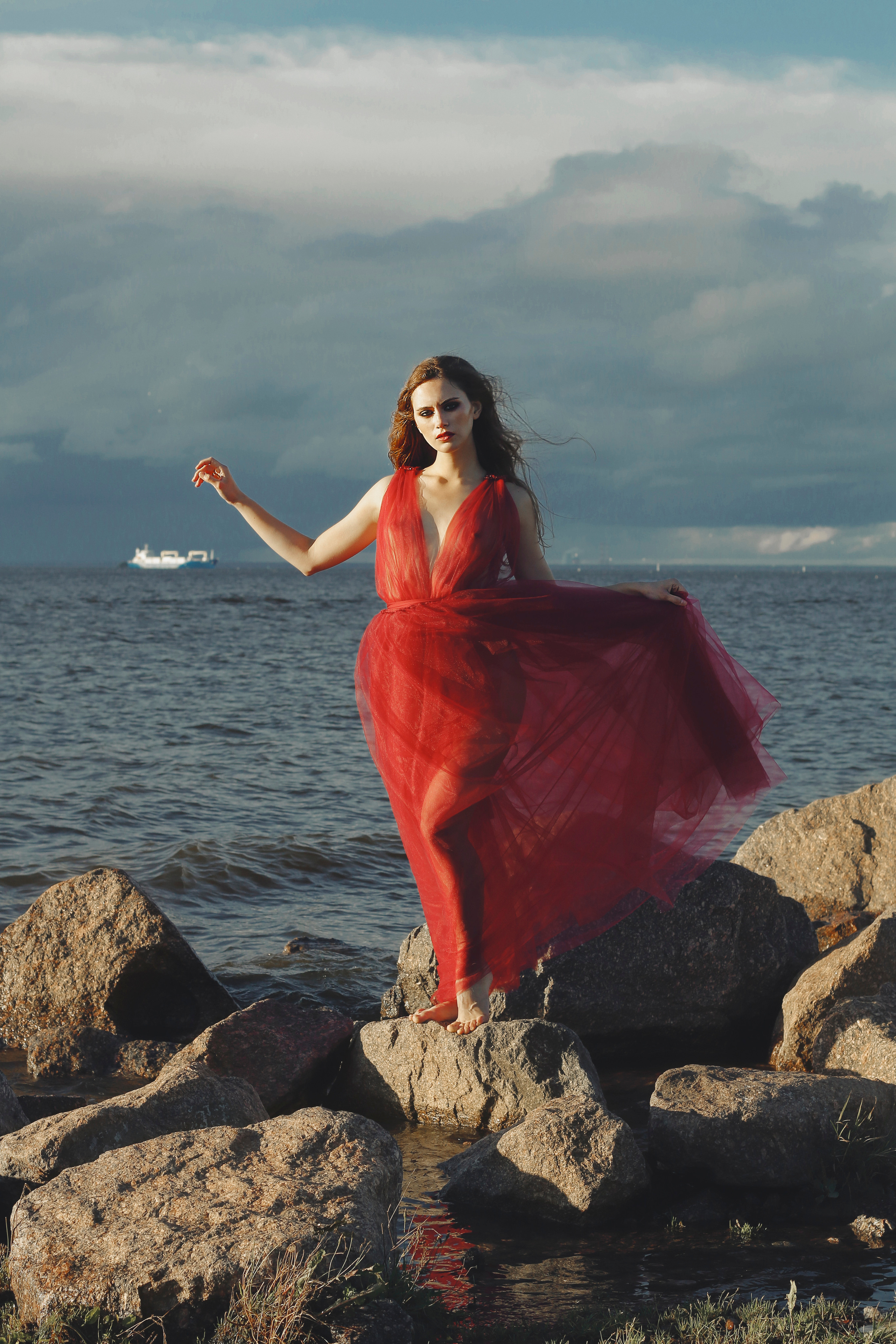 In red. Свадебный, семейный фотограф в Санкт-Петербурге