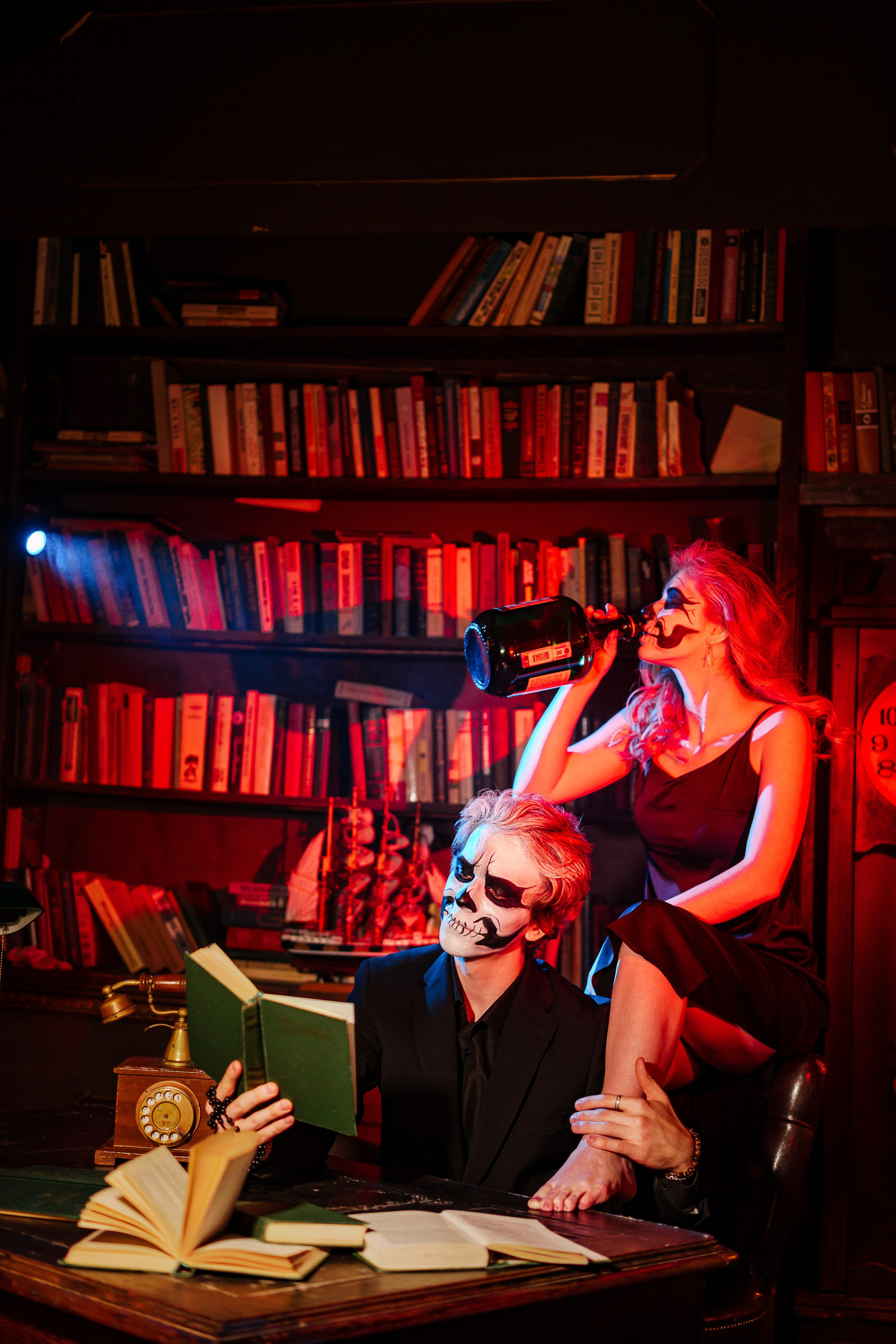 Лав стори фотосессия на Helloween в Москве