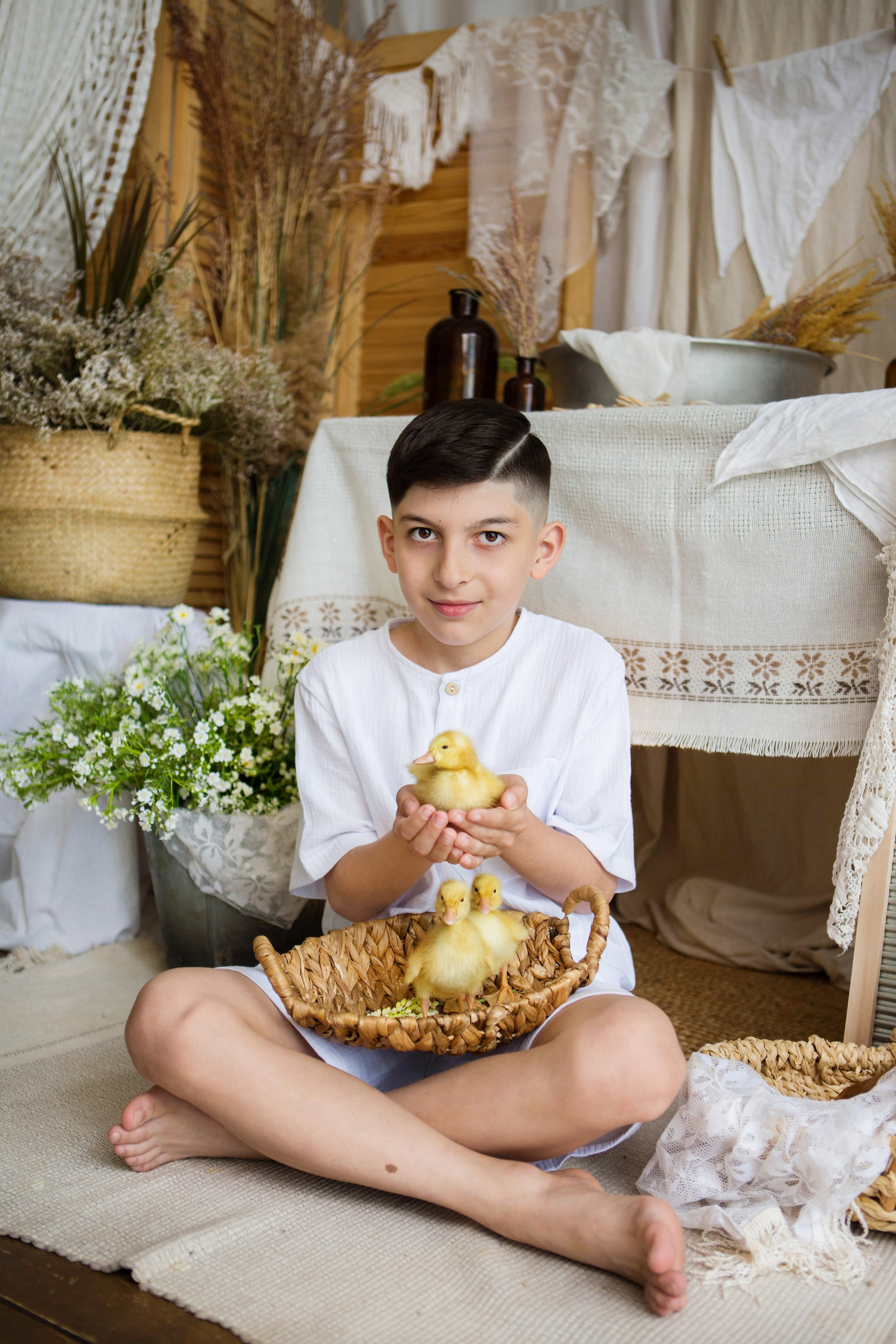 Стирка с утятами. Студия «Mestone». Свадебный семейный и детский фотограф в Краснодаре Карина Федоровская