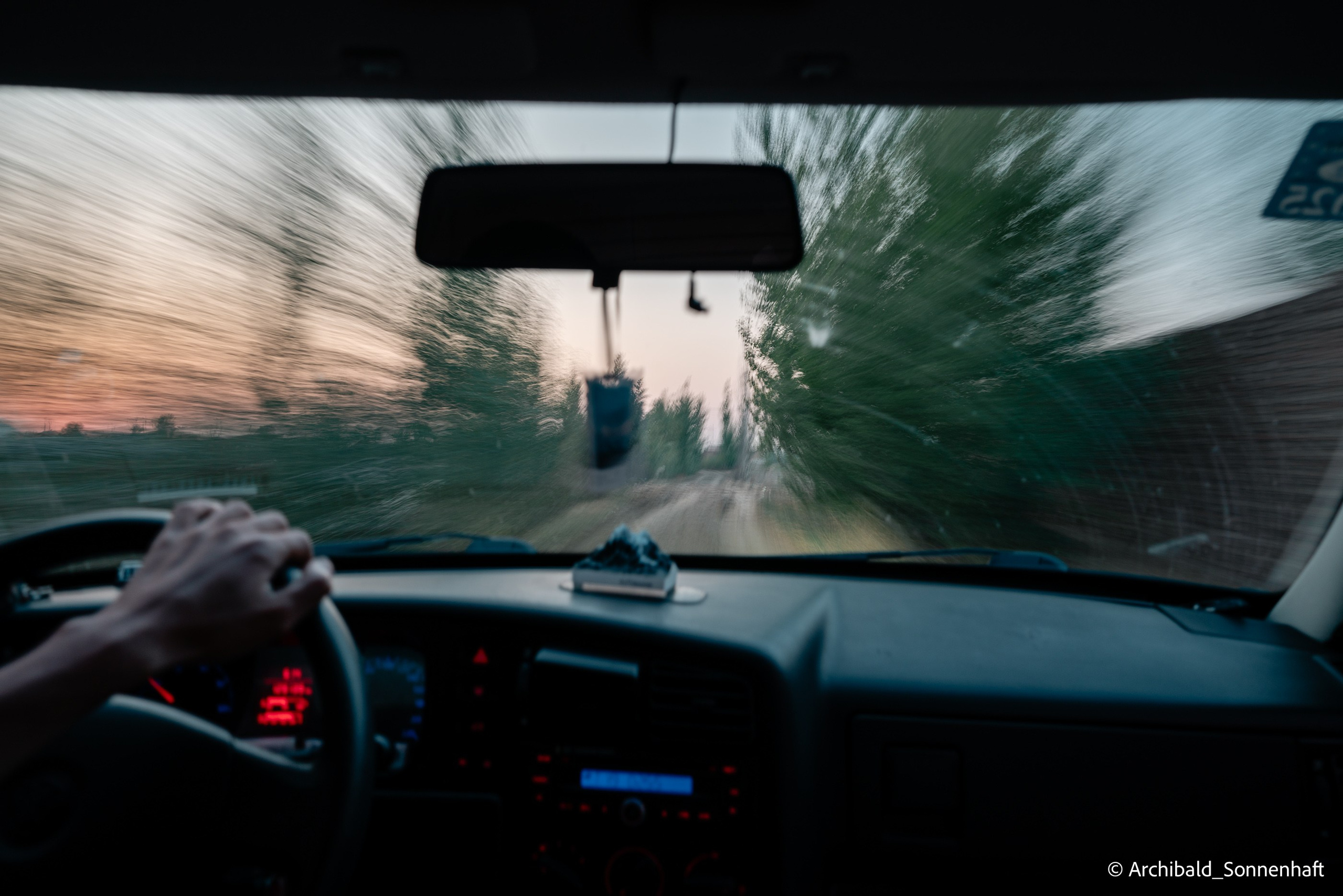 Auto-trip to Datong, Camp. Photographer in Guangzhou, China. Archibald Sonnenhaft