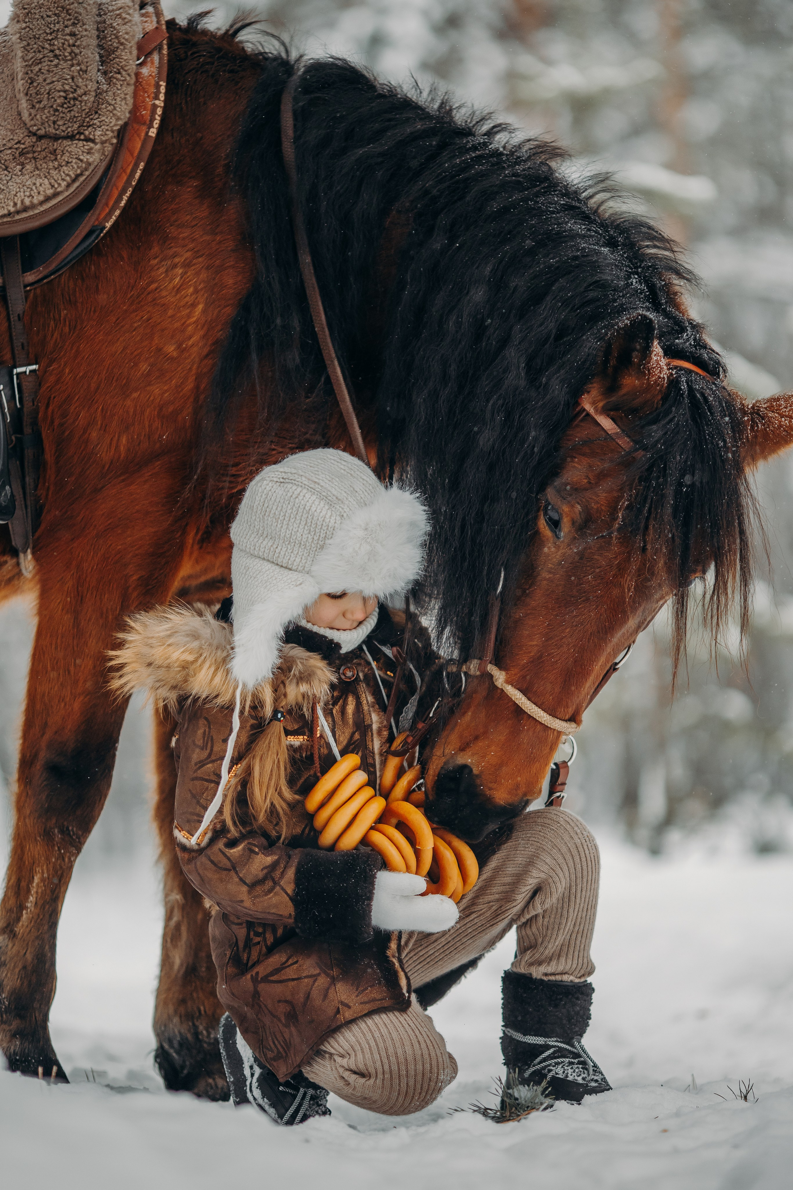 Тоша и баранки. Анна Молчанова конный фотограф в Тюмени | фотосессии с лошадьми Тюмень