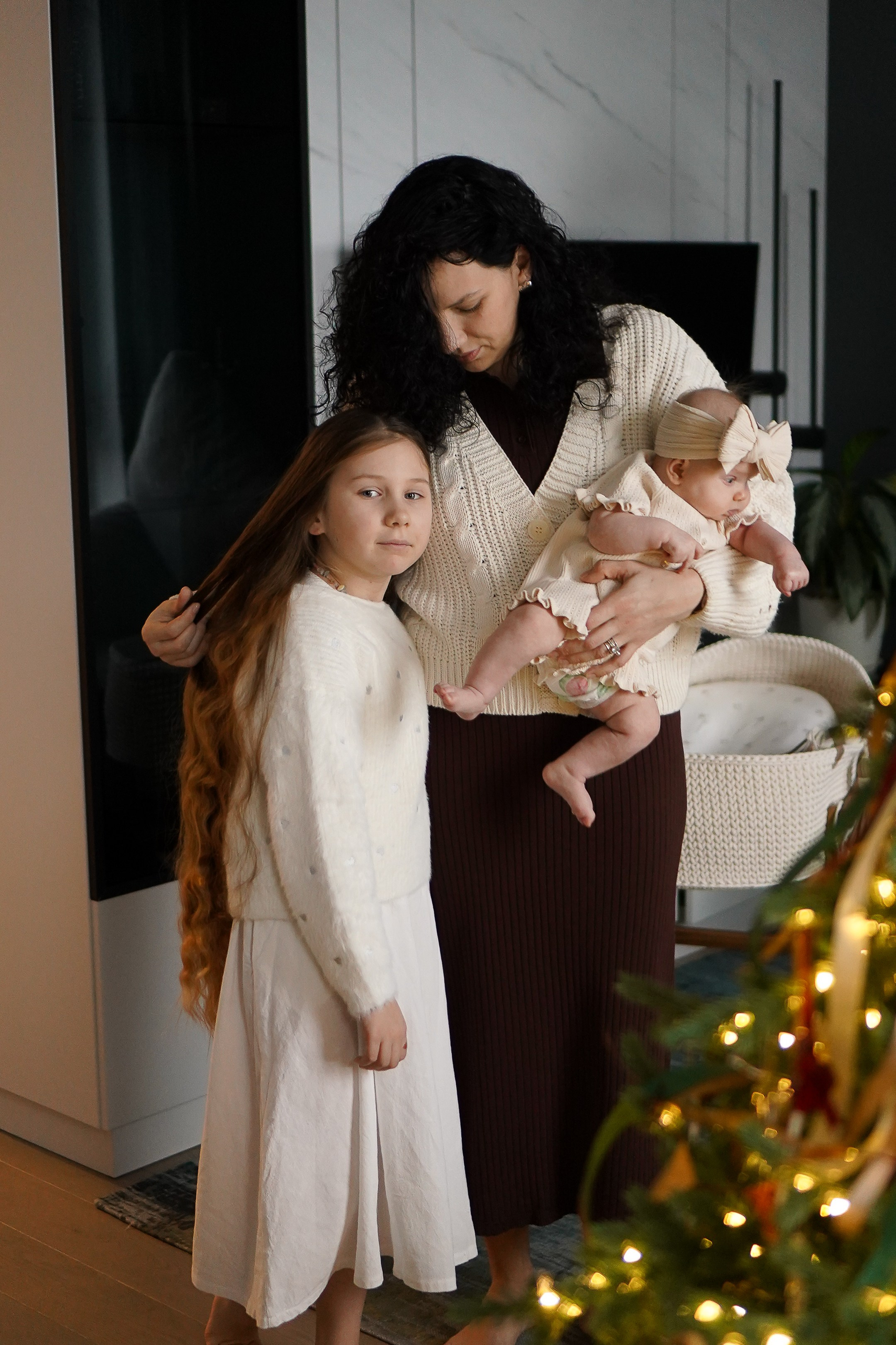 Новый год вчетвером. Семейный фотограф в Москве Коровушкина Наталья. Съемка контента