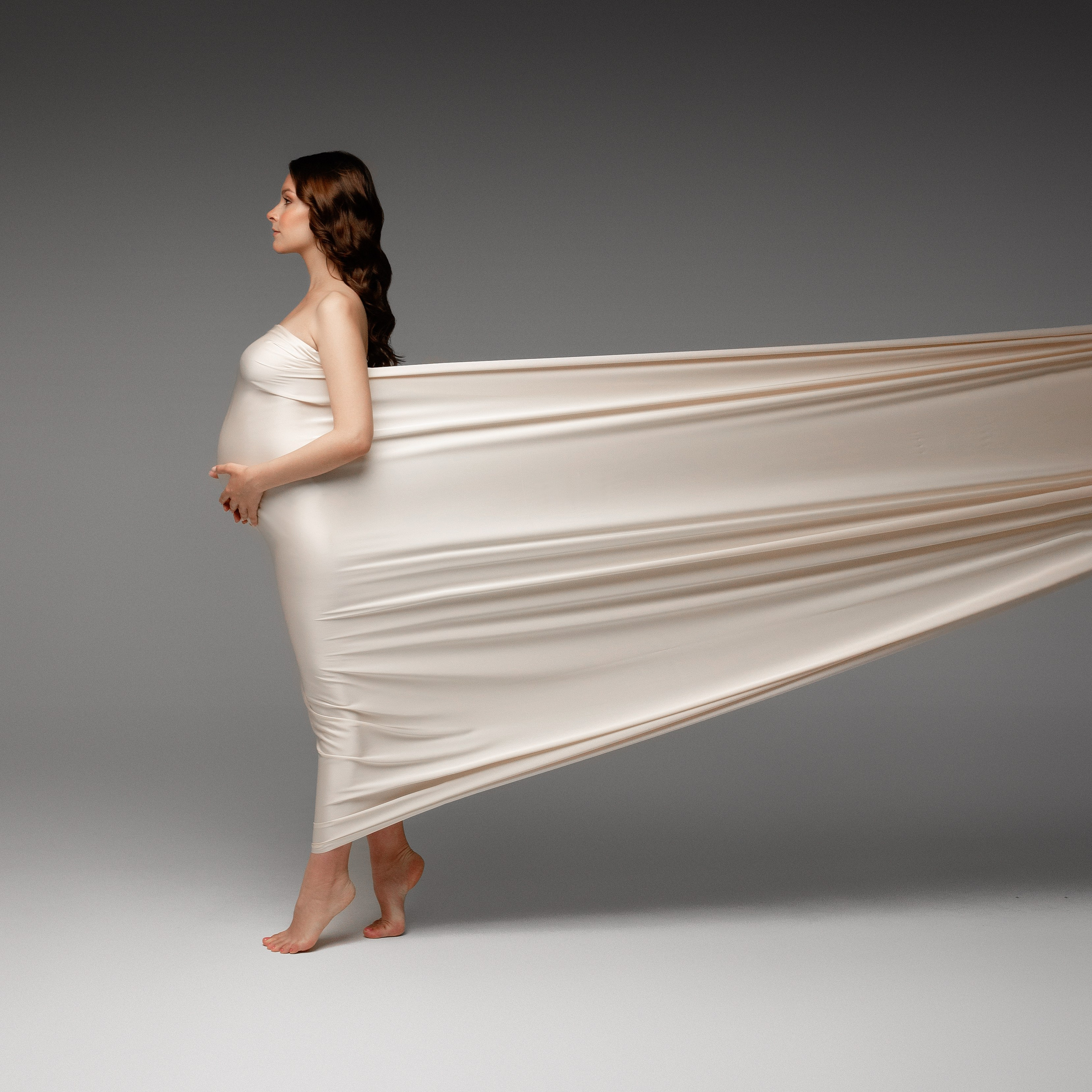 Шёлк Слоновая Кость. Фотограф беременности в Екатеринбурге Илона Филатьева