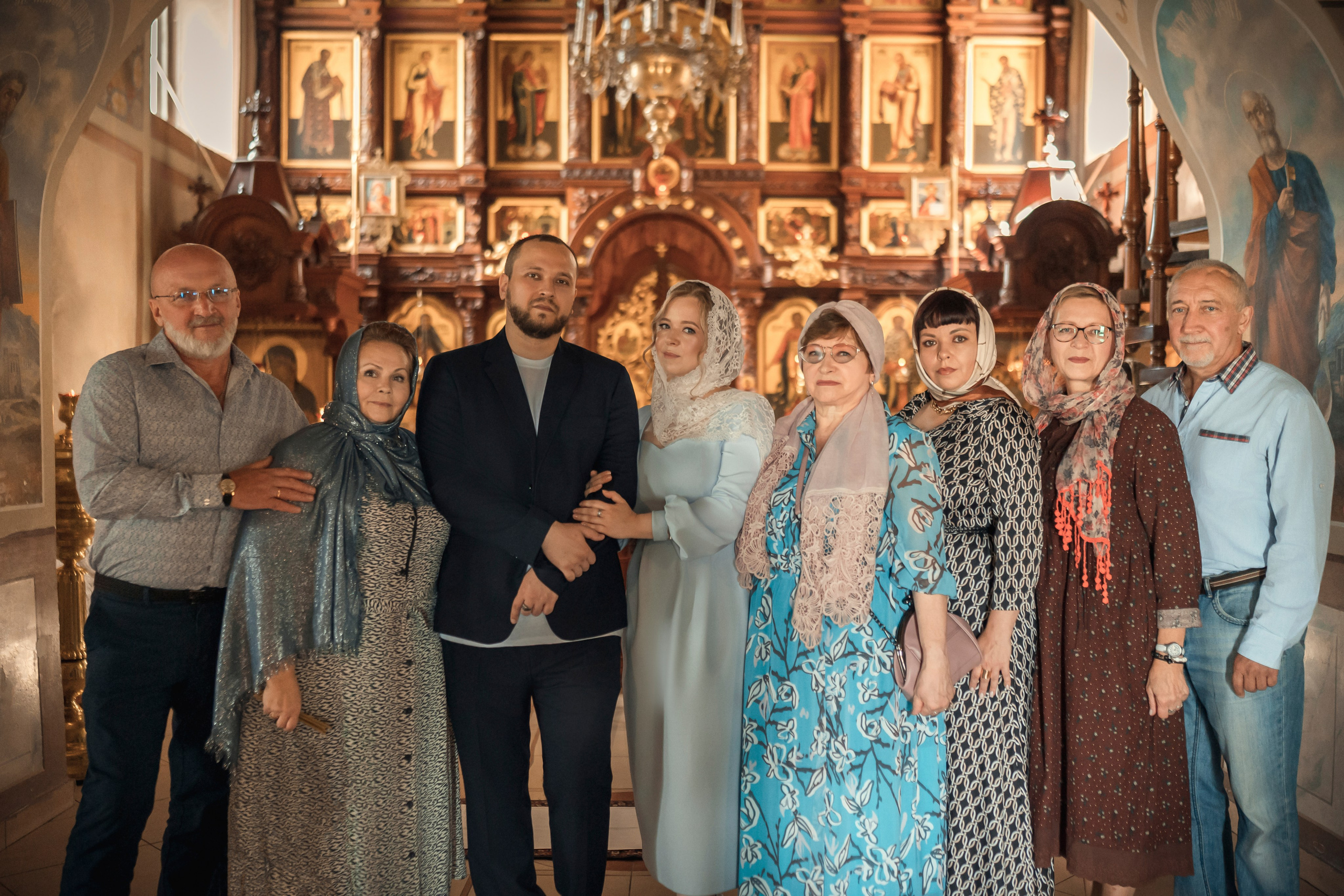Венчание в Никольском храме, Сидоровское. Семейный фотограф и фотограф на таинства в Москве Юлия Калайджян